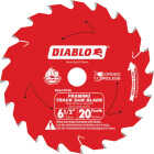 Diablo 6-1/2 In. 20-Tooth Framing Track Saw Blade Image 1