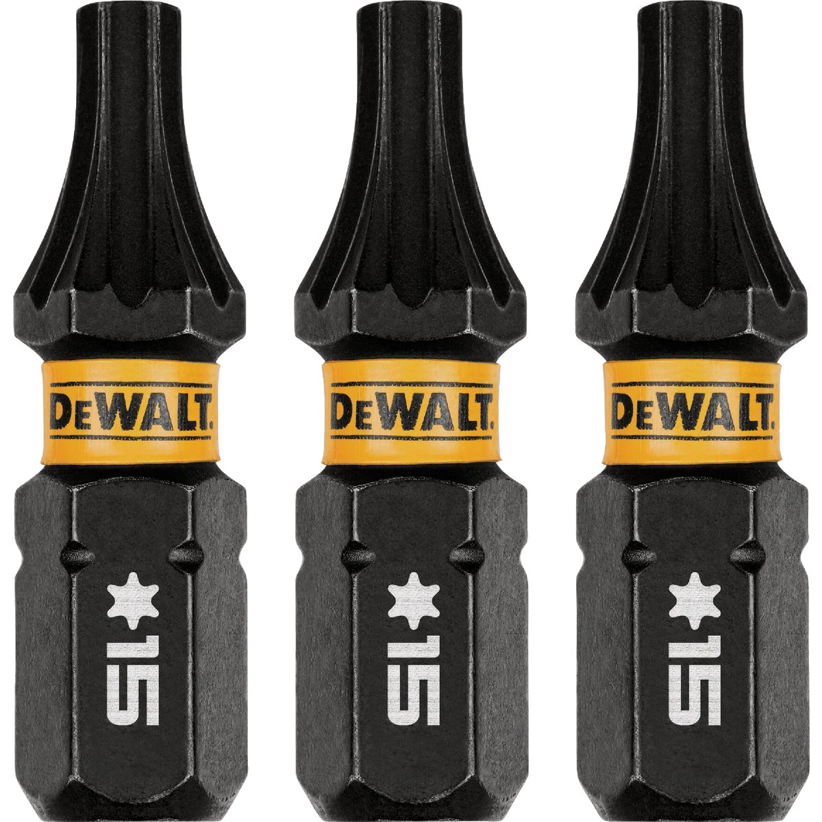 DEWALT FlexTorq 1 In. T15 TORX Impact Screwdriver Bit (3-Pack)