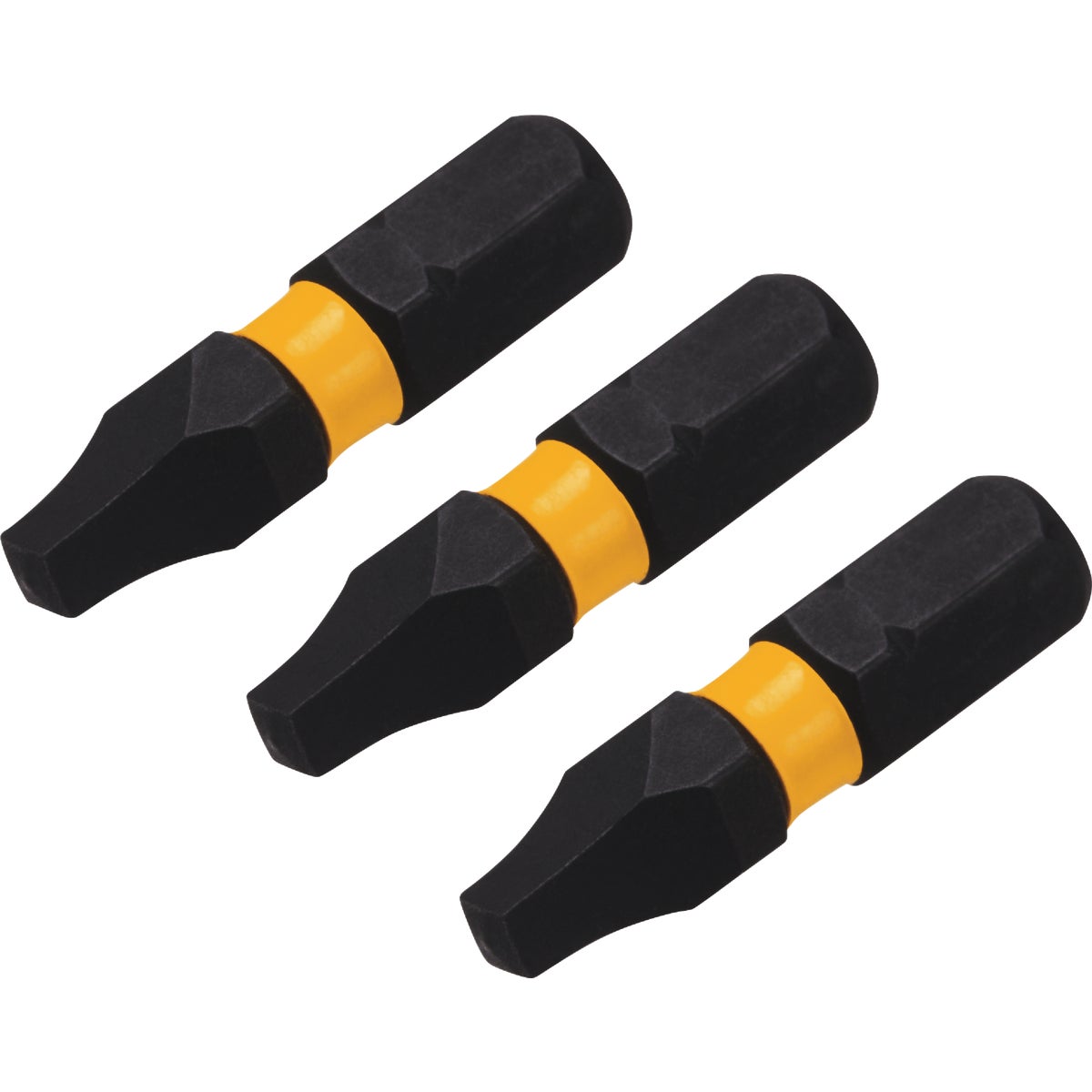 DEWALT FlexTorq 1 In. #2 Square Insert Impact Screwdriver Bit (3-Pack)