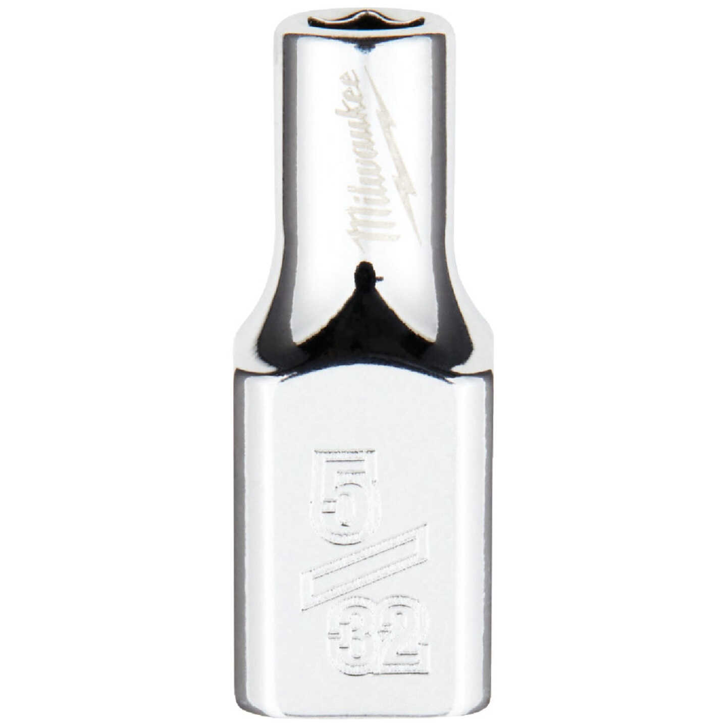 Milwaukee 1/4 In. Drive 5/32 In. 6-Point Shallow Standard Socket with FOUR FLAT Sides Image 1