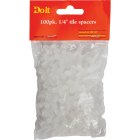 Do it 1/4 In. White Hard Tile Spacers (100-Pack) Image 1