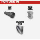 Milwaukee TORCH 12 In. 8 TPI NITRUS CARBIDE Teeth Metal Cutting Reciprocating Saw Blade Image 3