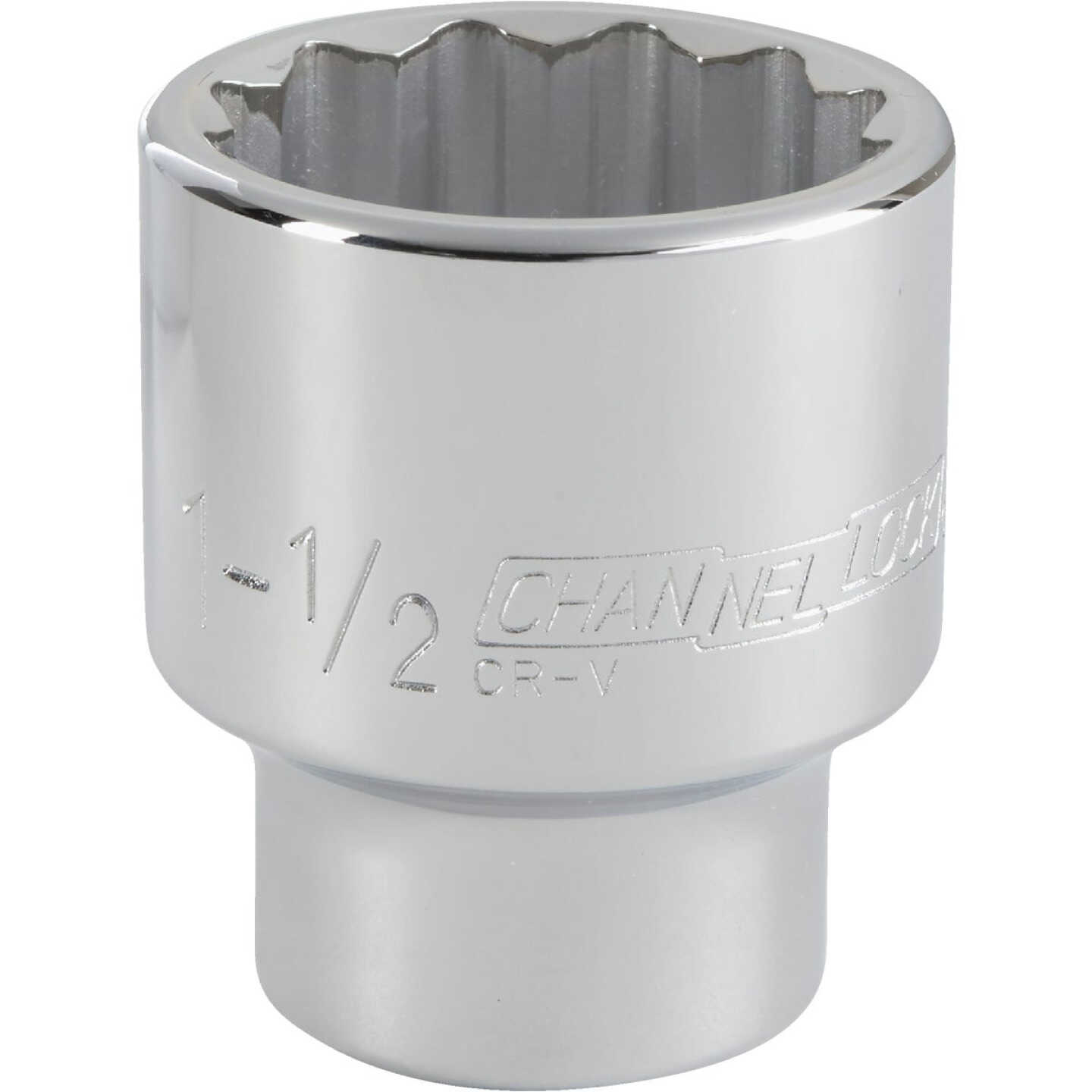 Channellock 3/4 In. Drive 1-1/2 In. 12-Point Shallow Standard Socket Image 1