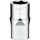 Milwaukee 1/2 In. Drive 9/16 In. 6-Point Shallow Standard Socket with FOUR FLAT Sides Image 1
