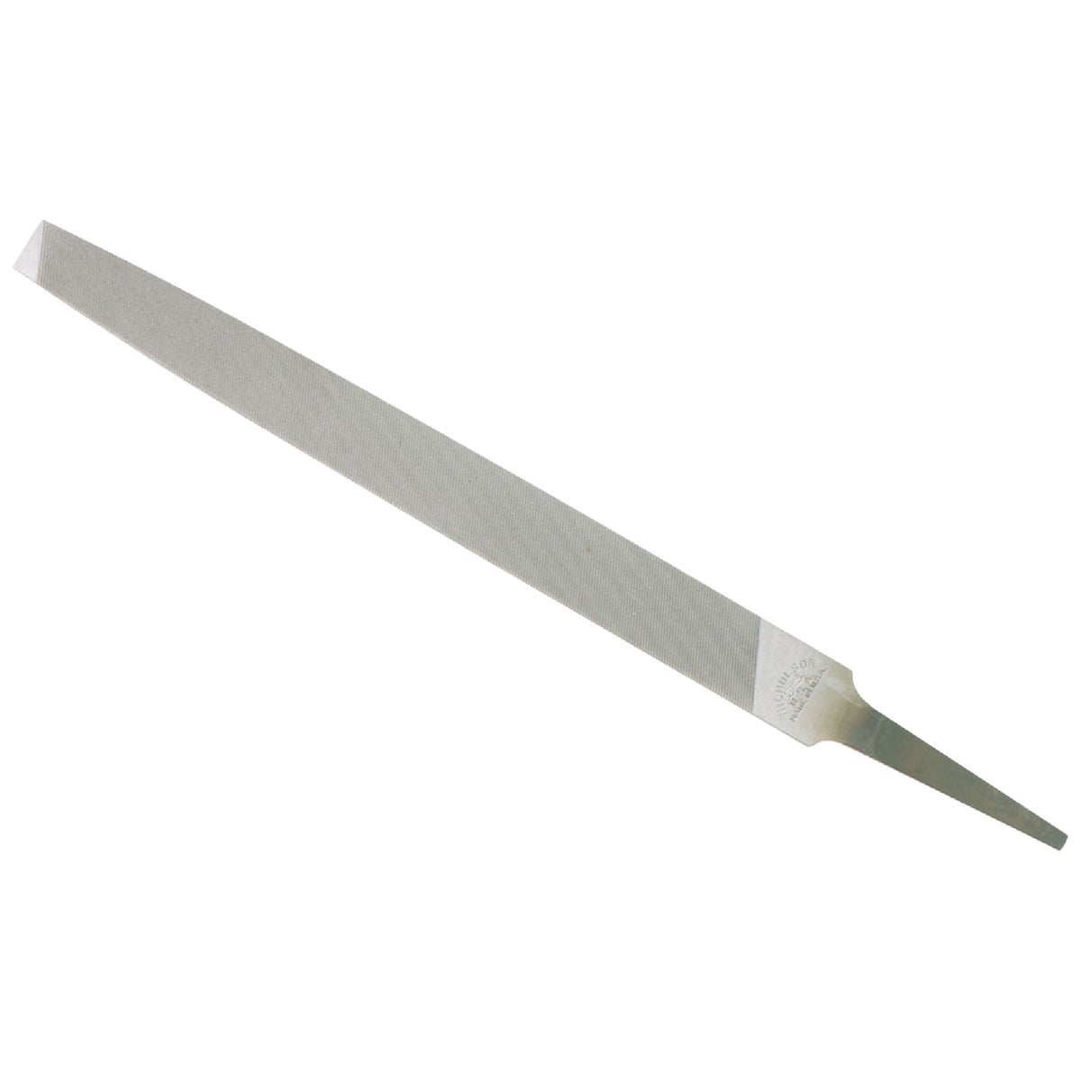 Nicholson 8 In. Mill Bastard File without Handle Image 1