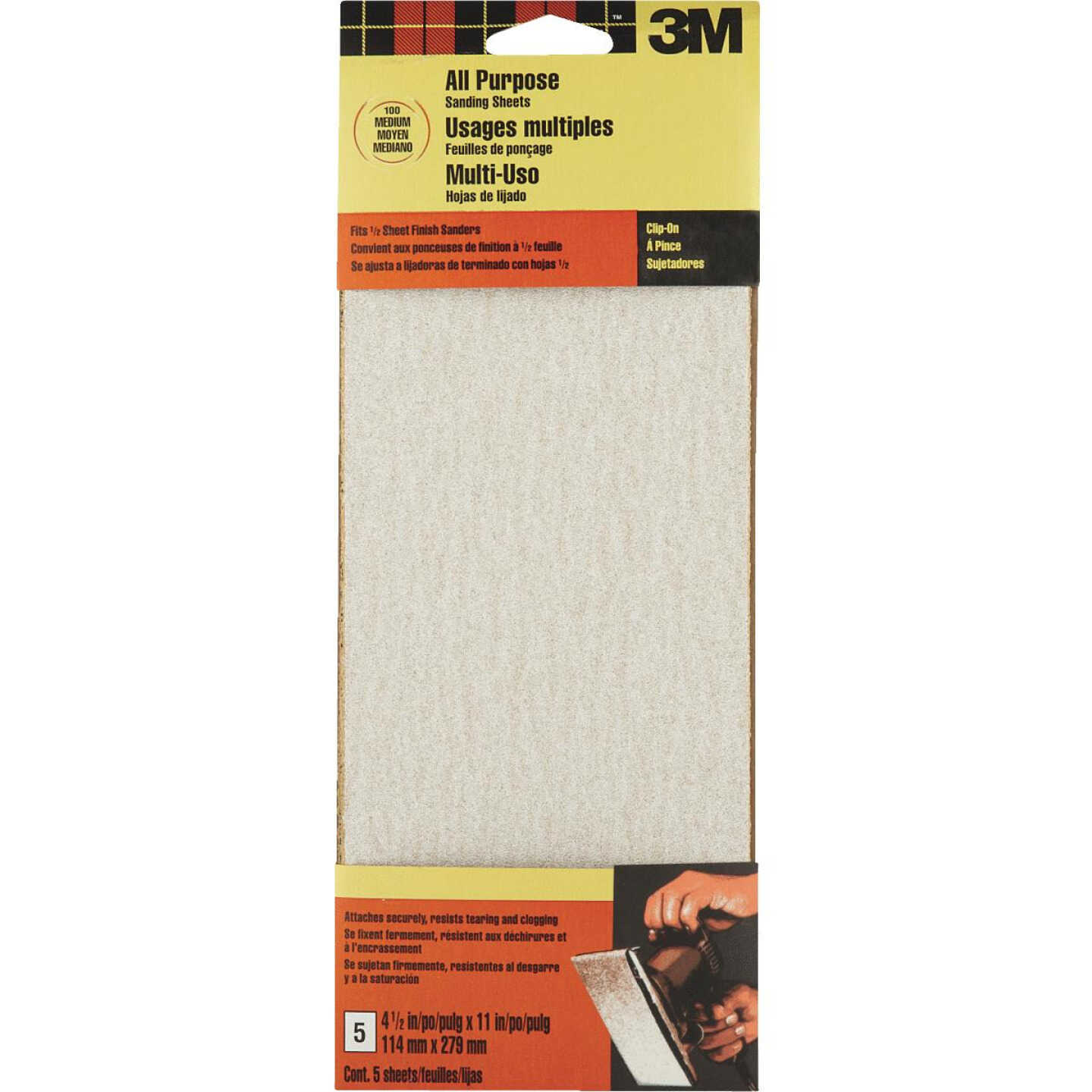 MEDIUM 1/2SHT SANDPAPER Image 1