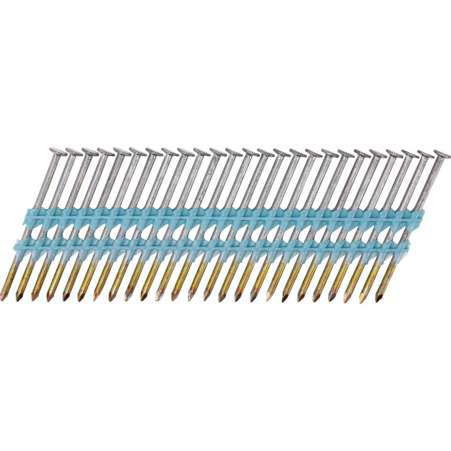 Pro-Fit 2-3/8 In. x 0.133 In. 21 Degree Plastic Strip Smooth Shank Round Head Brite Framing Stick Nails (5000 Ct.) Image 1