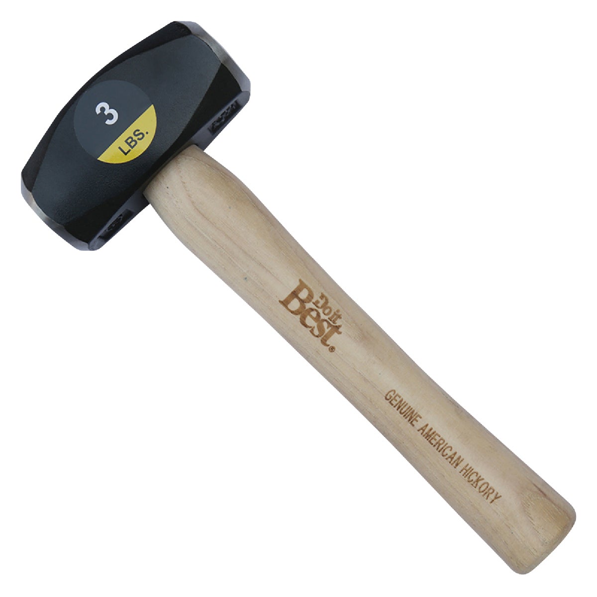 Do it Best 3 Lb. Steel Drilling Hammer with Hickory Handle Image 4