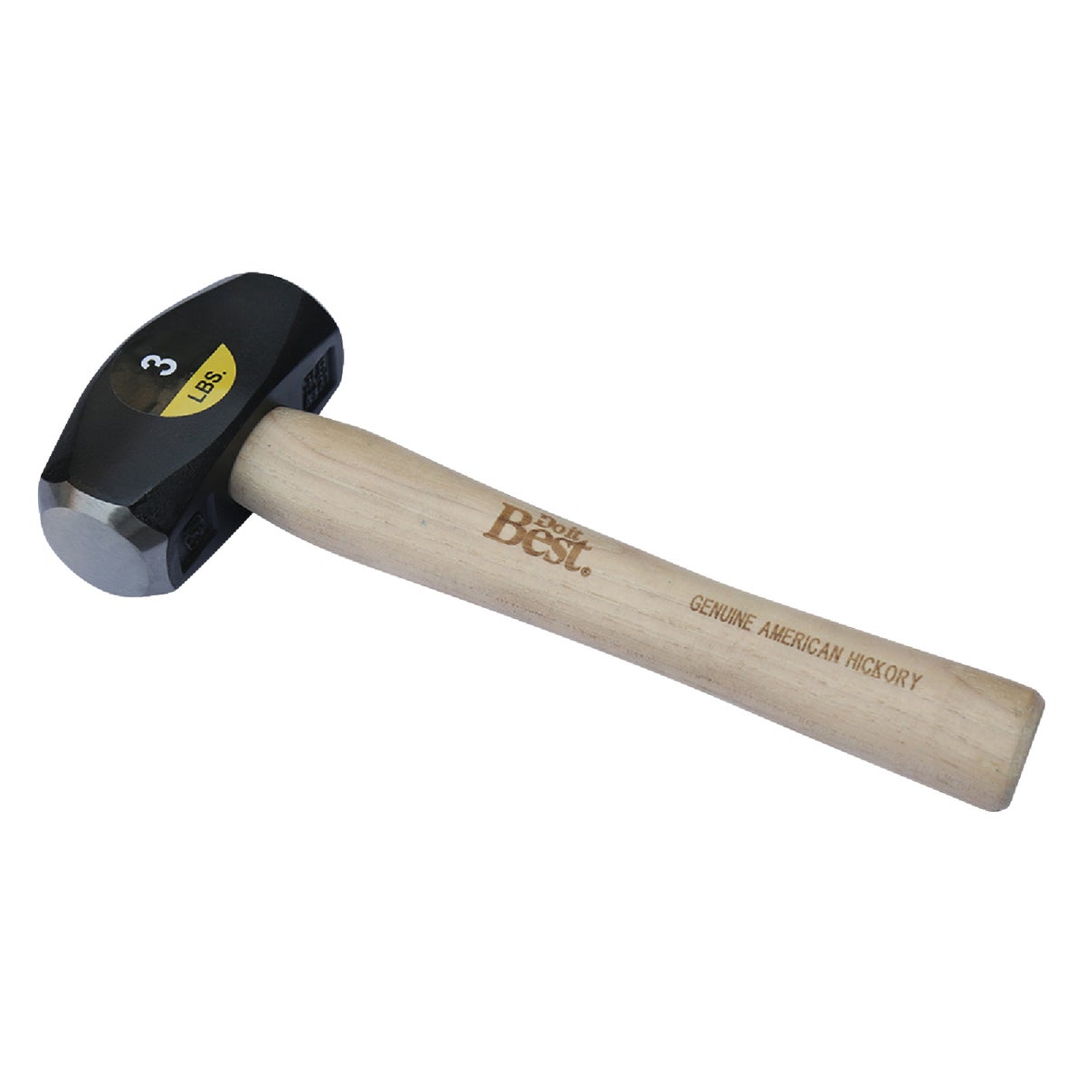 Do it Best 3 Lb. Steel Drilling Hammer with Hickory Handle Image 3