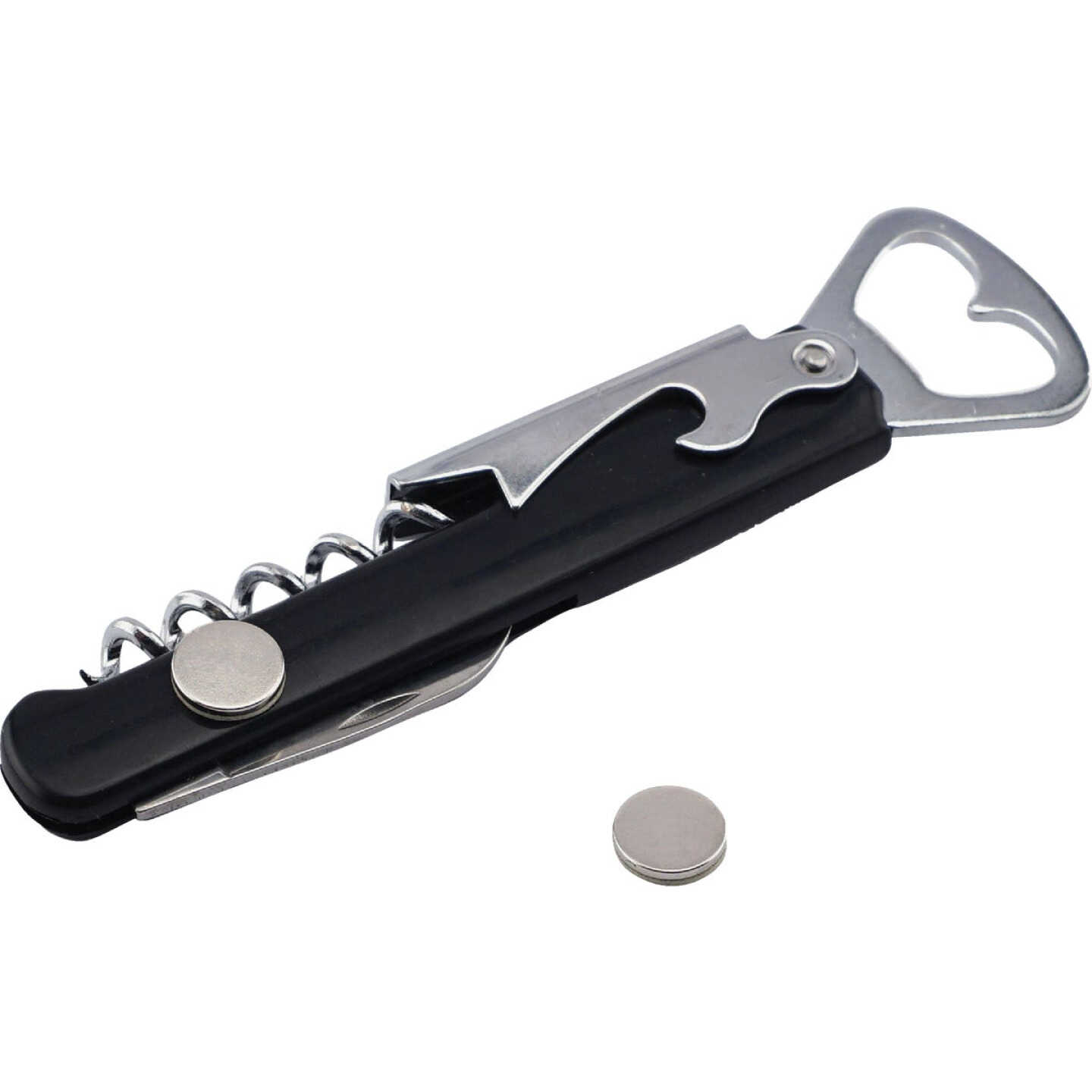 MagnetSource 2.45 Lb. Capacity Neodymium Disc Magnet with Adhesive (8-Pack) Image 2