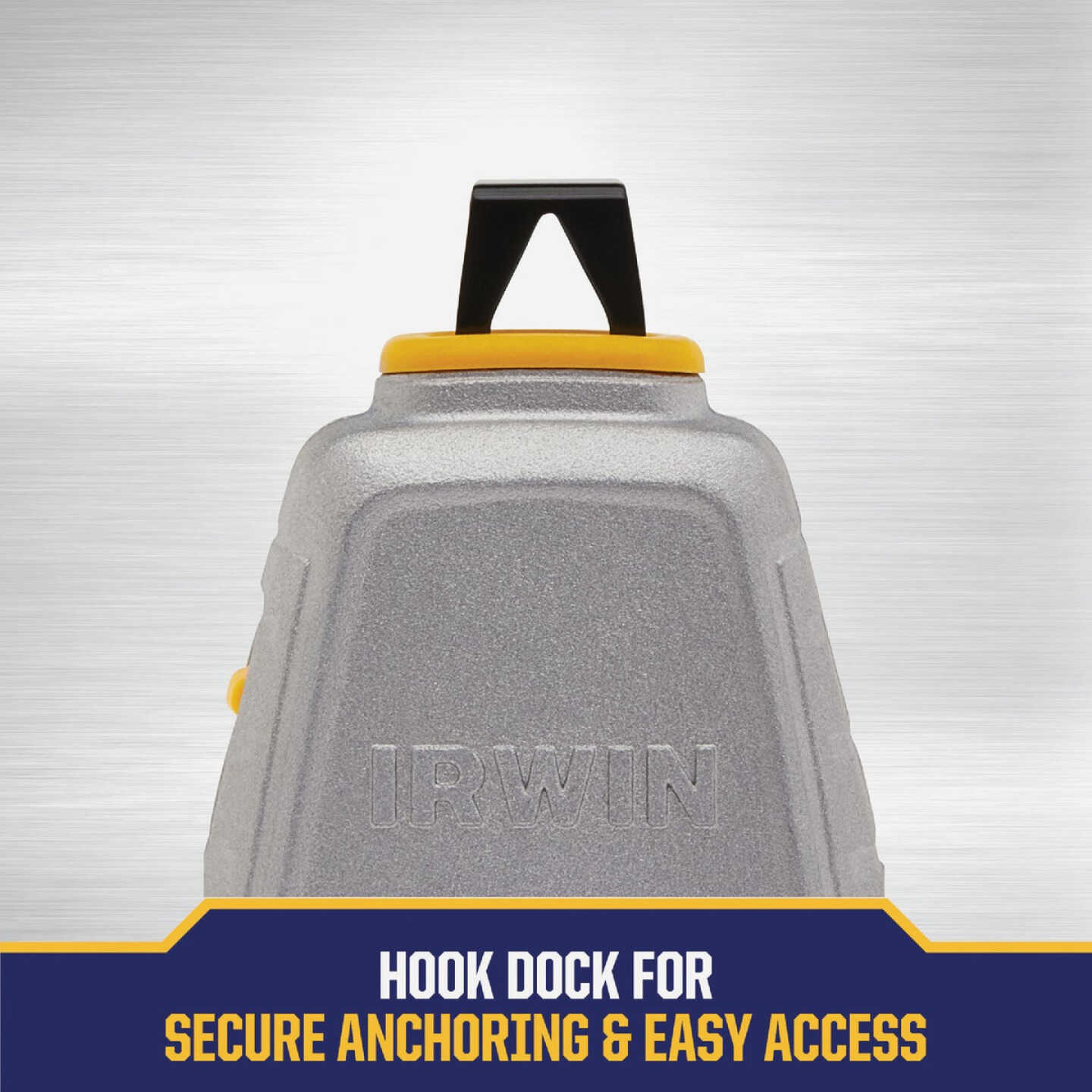 Irwin STRAIT-LINE 100 Ft. Classic Chalk Line Reel and Chalk, Blue Image 5