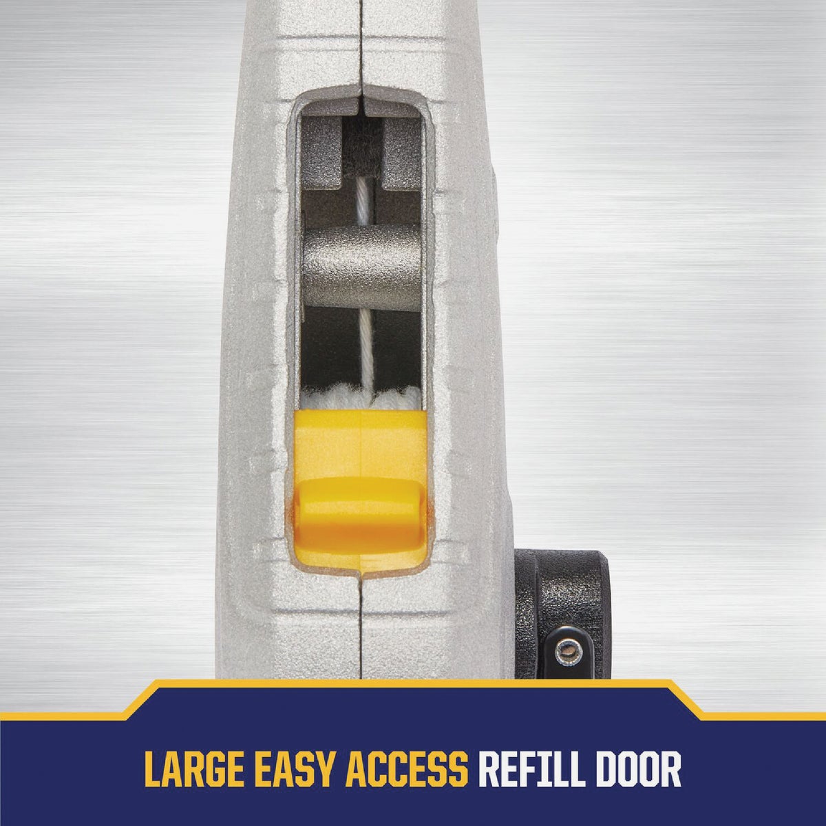 Irwin STRAIT-LINE 100 Ft. Classic Aluminum Chalk Line Reel Image 3