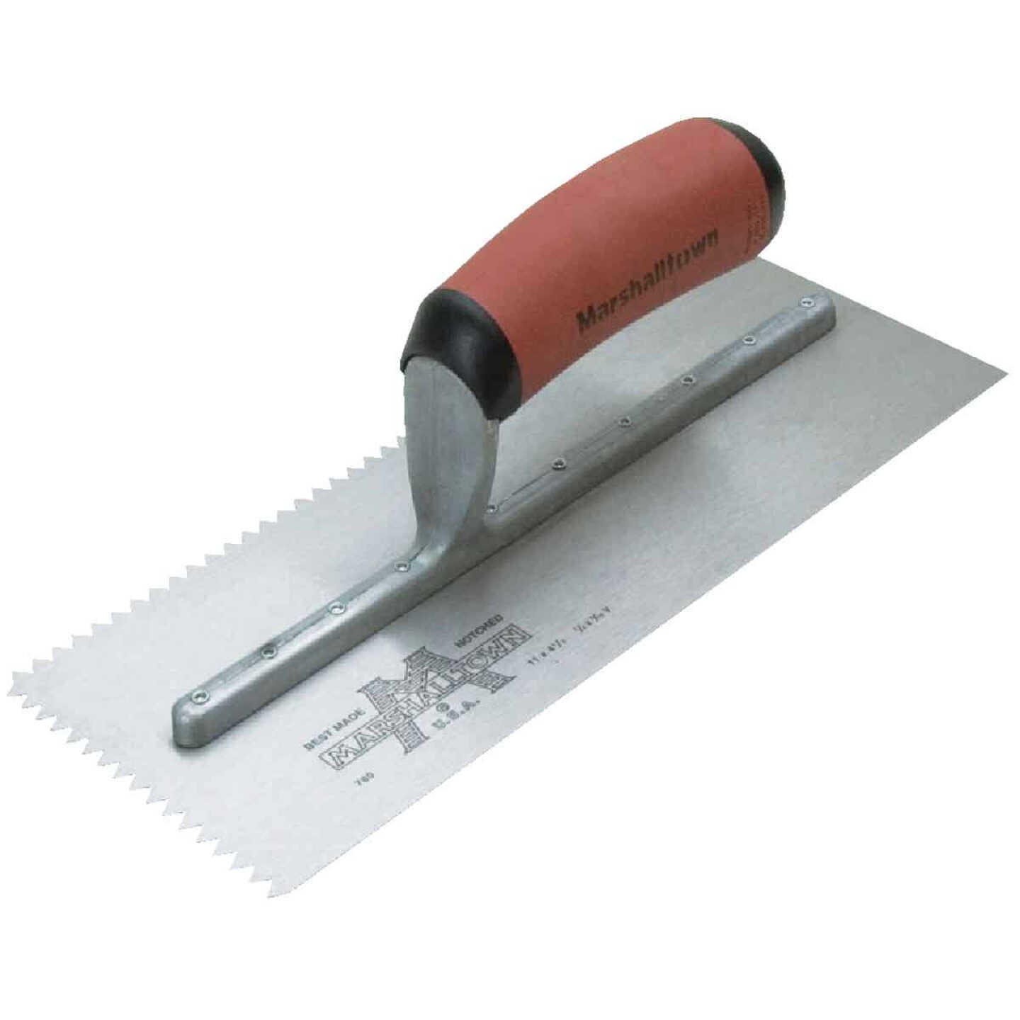 Marshalltown 3/16 In. V-Notched Trowel with DuraSoft Handle Image 1