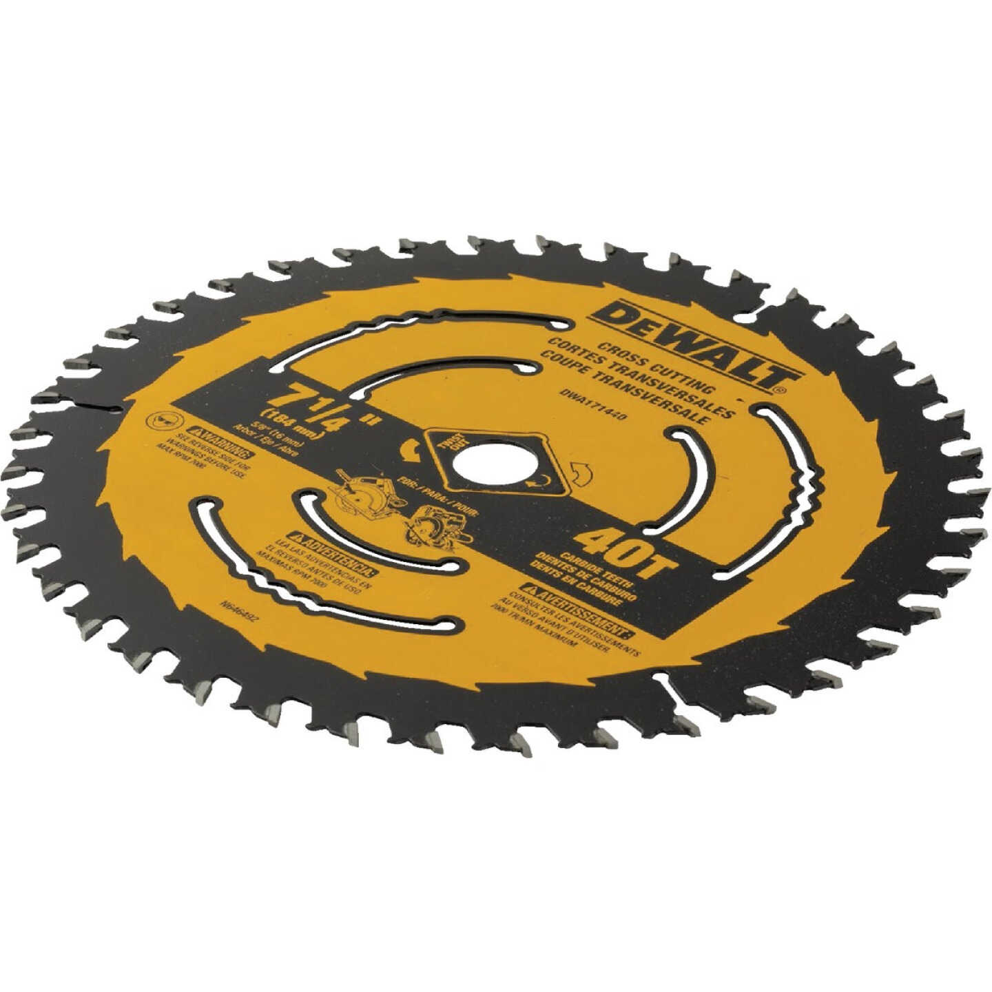 DEWALT 7-1/4 In. 40-Tooth Circular Saw Blade Image 6