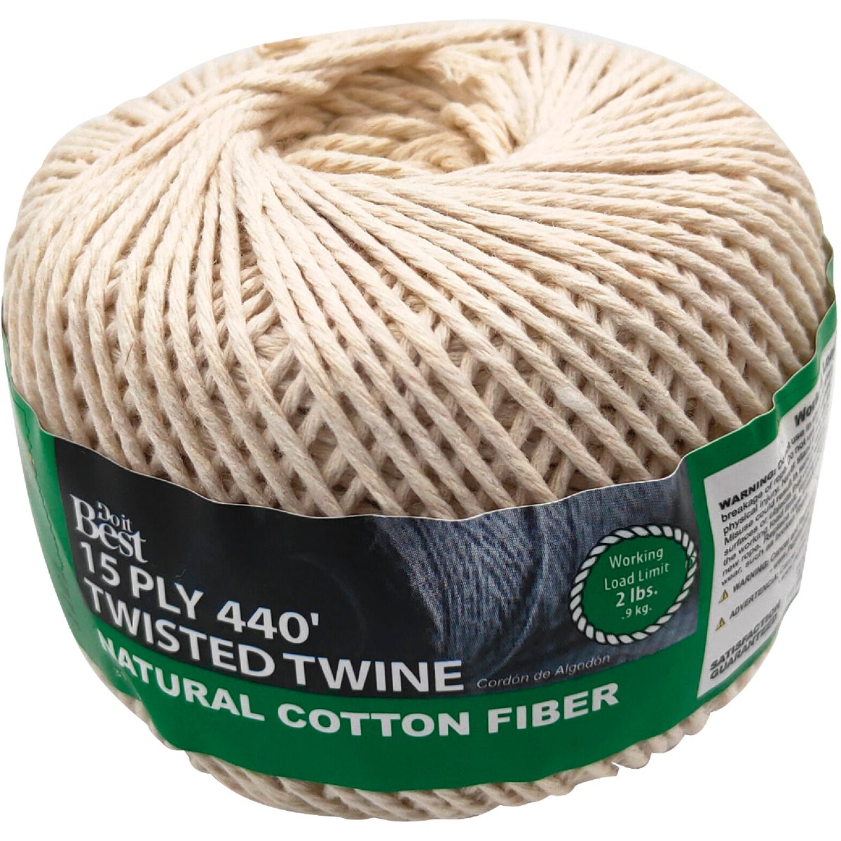 Do it Best 15-Ply x 440 Ft. Natural Twisted Cotton Twine Image 2
