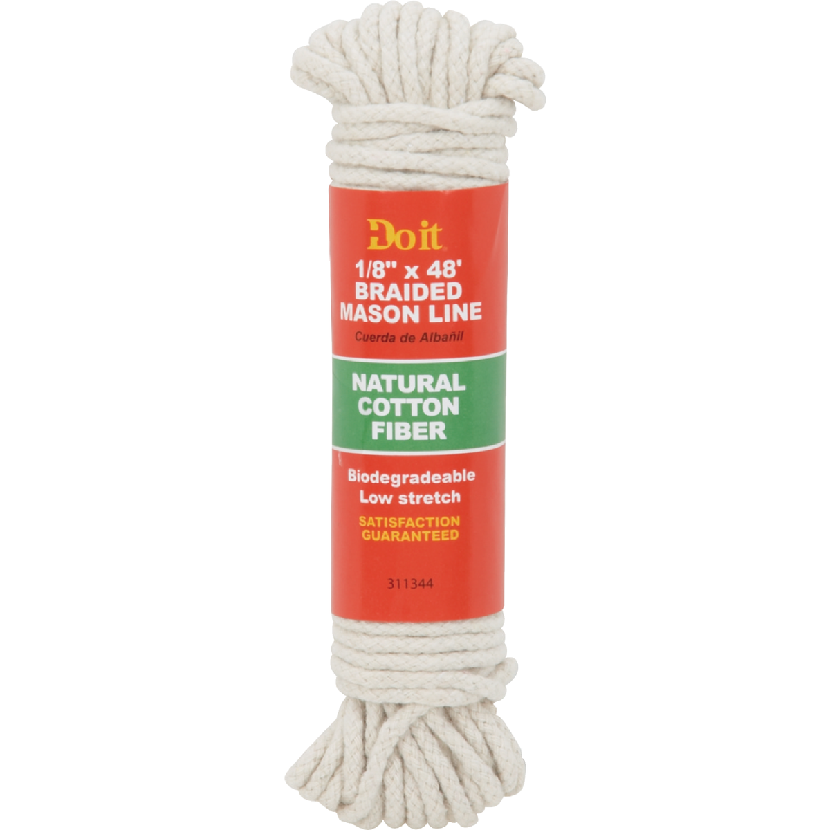 Do it Best 48 Ft. White Braided Cotton Mason Line