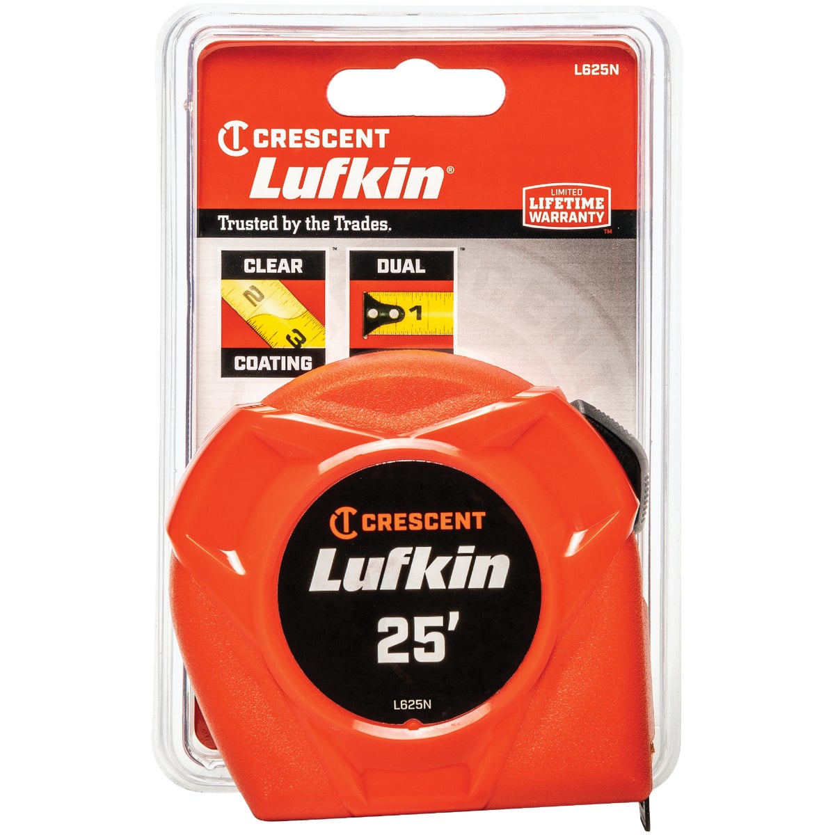 Crescent Lufkin Hi-Viz 25 Ft. Tape Measure