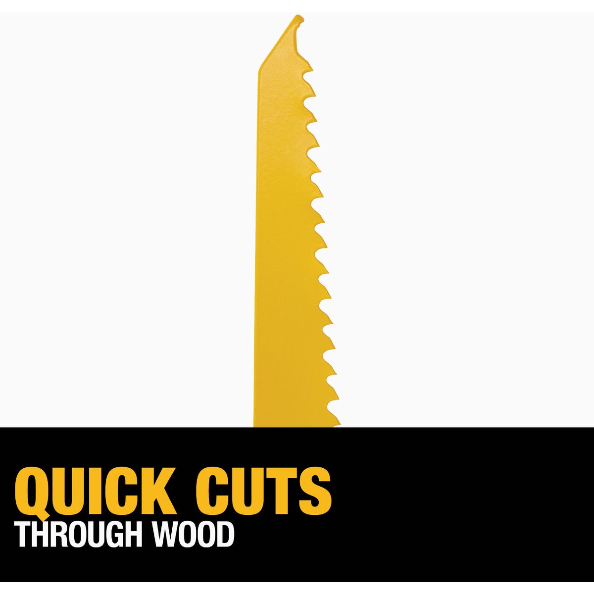 DEWALT 6 In. 6 TPI Taper Back Bi-Metal Reciprocating Saw Blade (2-Pack) Image 6