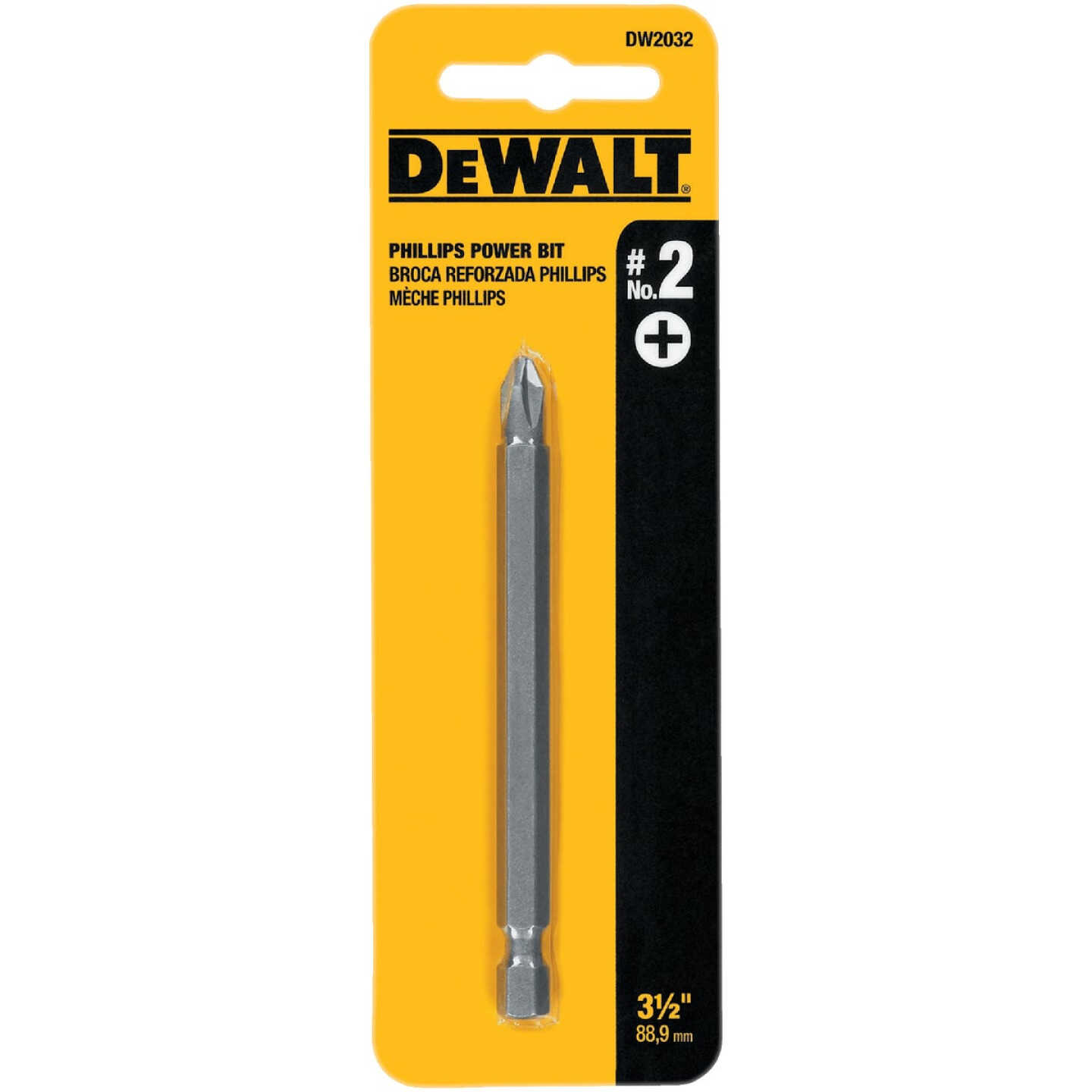 DEWALT Phillips #2 3-1/2 In. 1/4 In. Power Screwdriver Bit Image 1