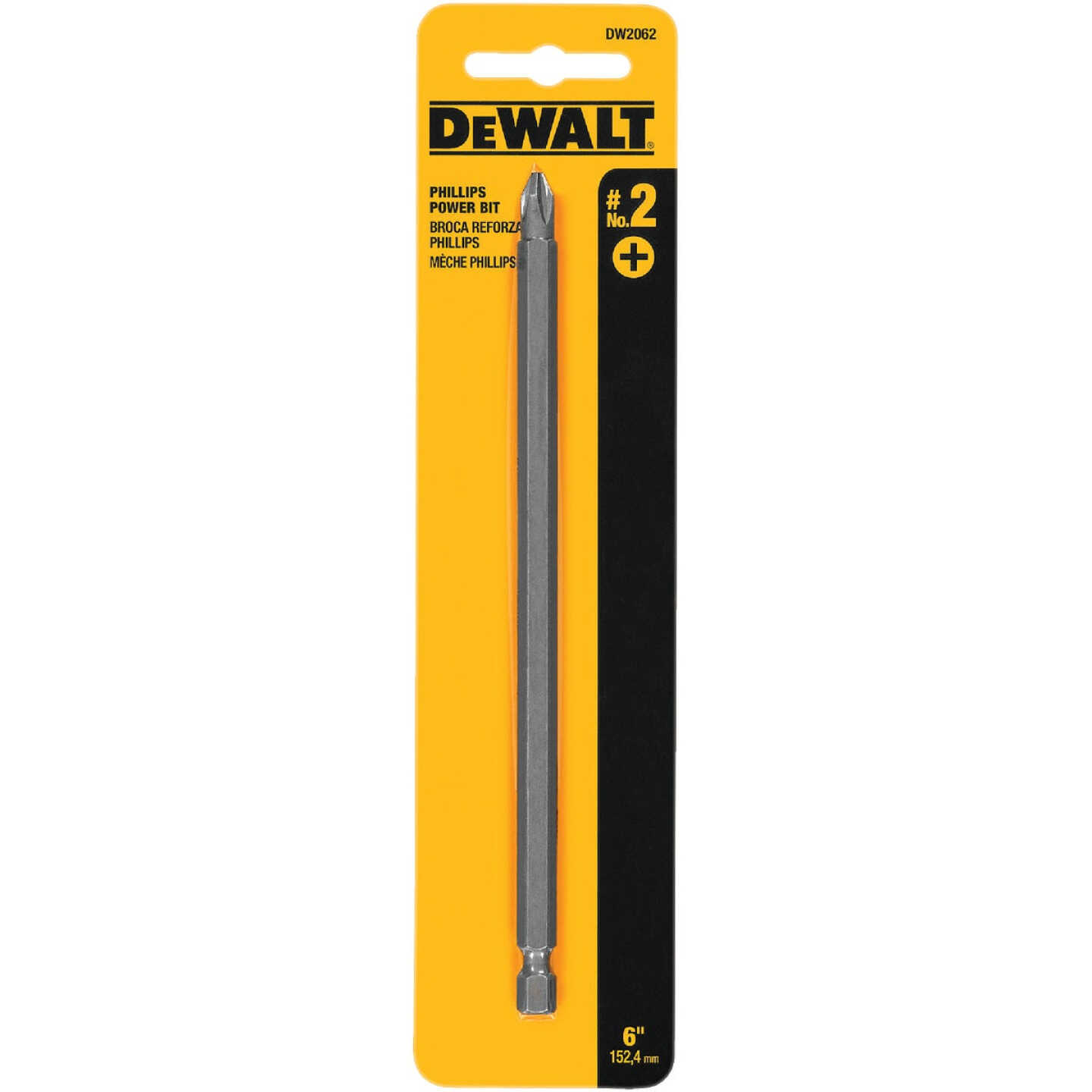 DEWALT Phillips #2 6 In. 1/4 In. Power Screwdriver Bit Image 1