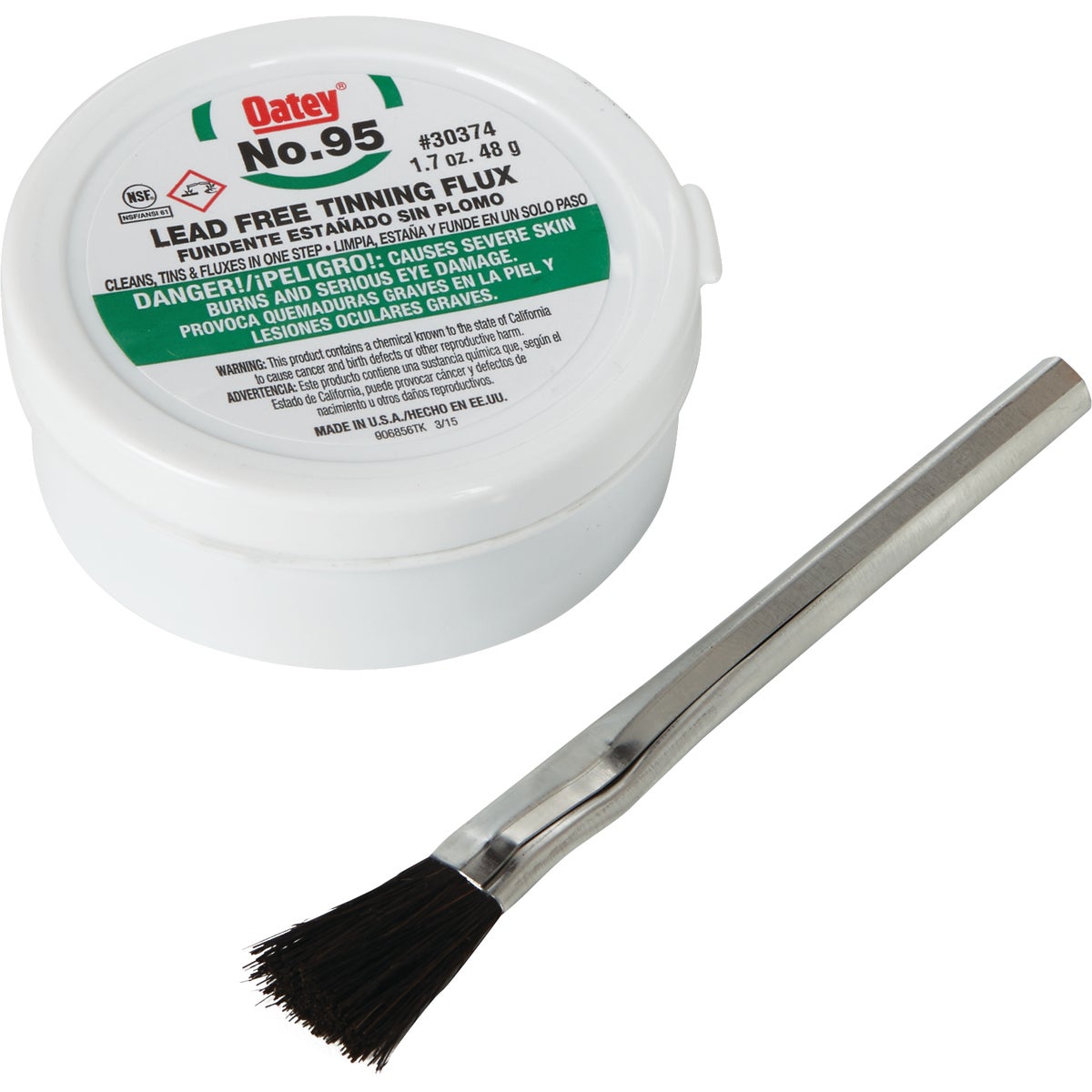 Do it Best No. 95 1.7 Oz. Lead-Free Tinning Flux with Brush, Powdered Image 2