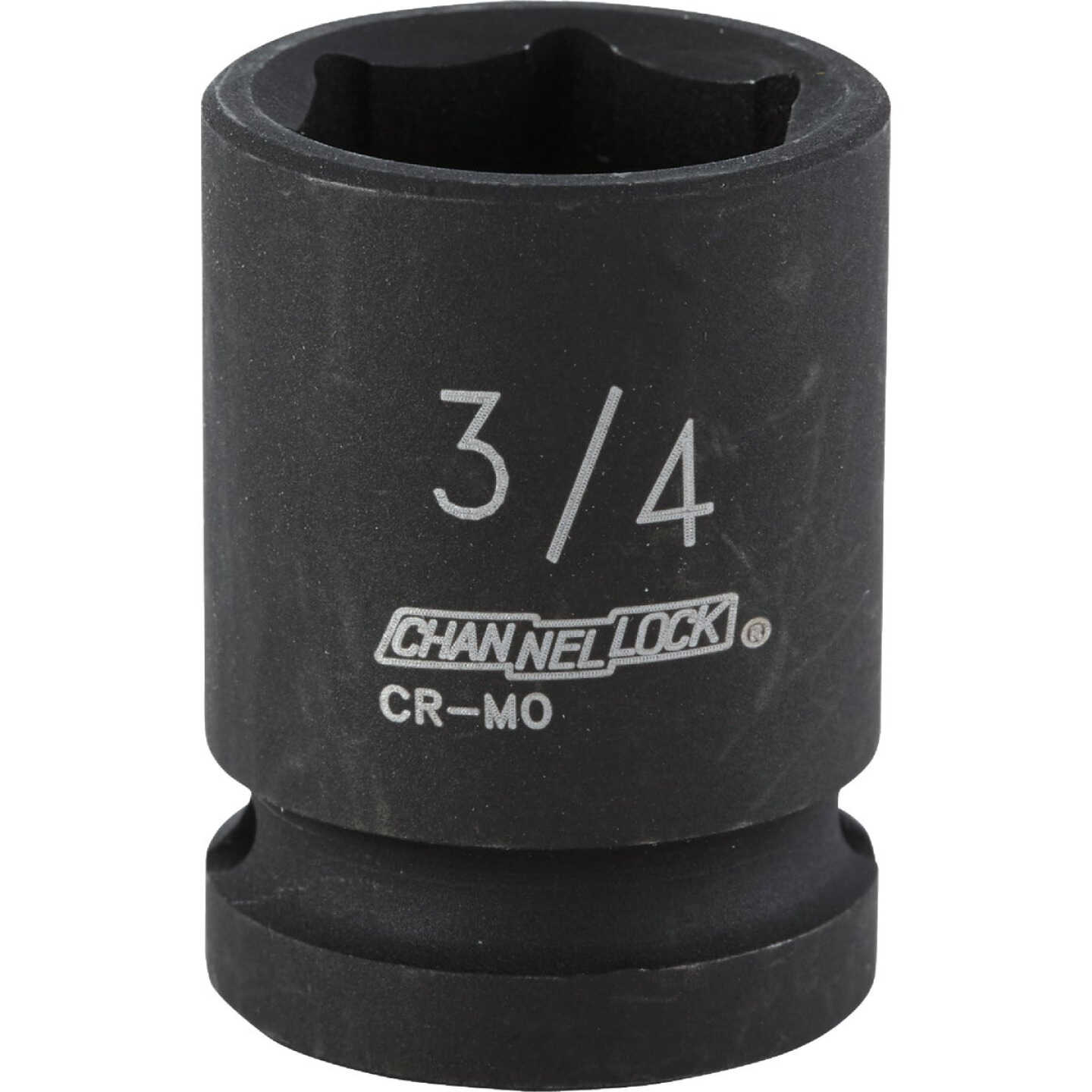Channellock 1/2 In. Drive 3/4 In. 6-Point Shallow Standard Impact Socket Image 1