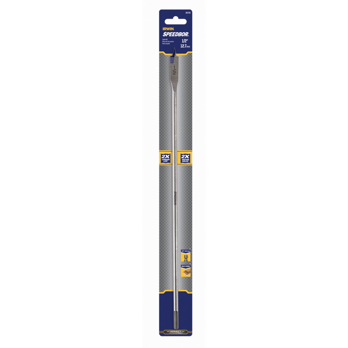 Irwin Speedbor 1/2 In. x 16 In. Spade Bit Image 2