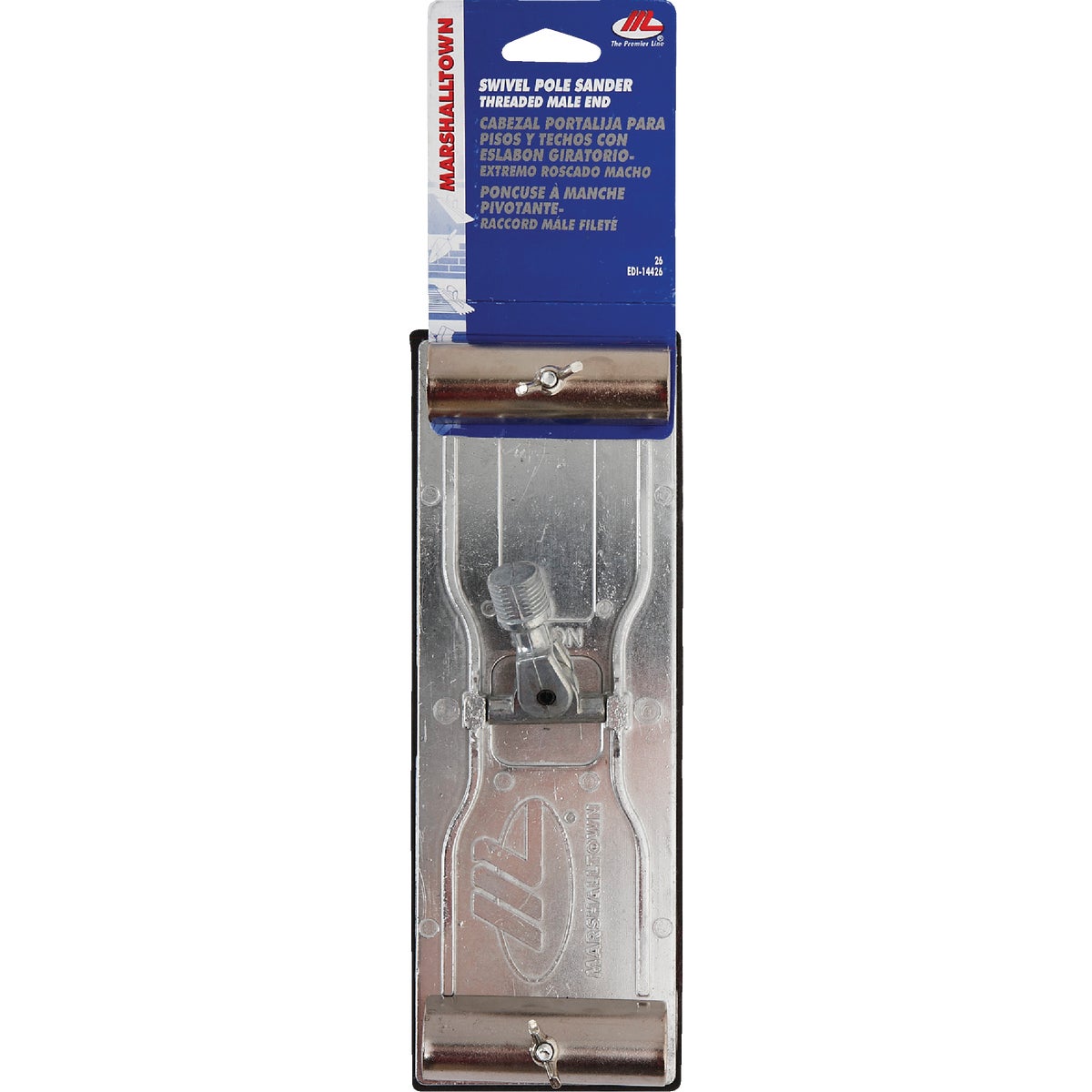 Marshalltown Wal-Board Tools Die-Cast Aluminum 9-1/2 In. x 3-1/4 In. Pole Sander Head Image 2