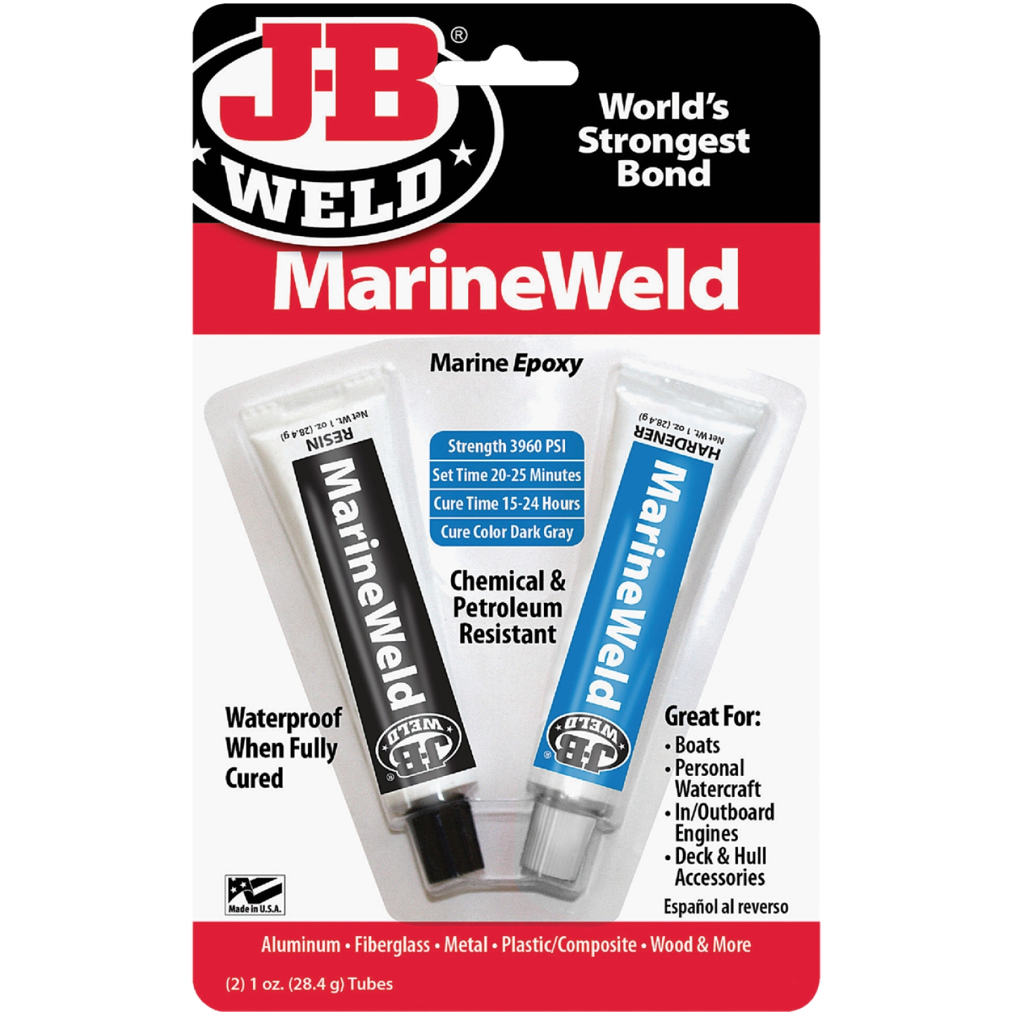 J-B Weld (2) 1 Oz. MarineWeld Epoxy Image 1