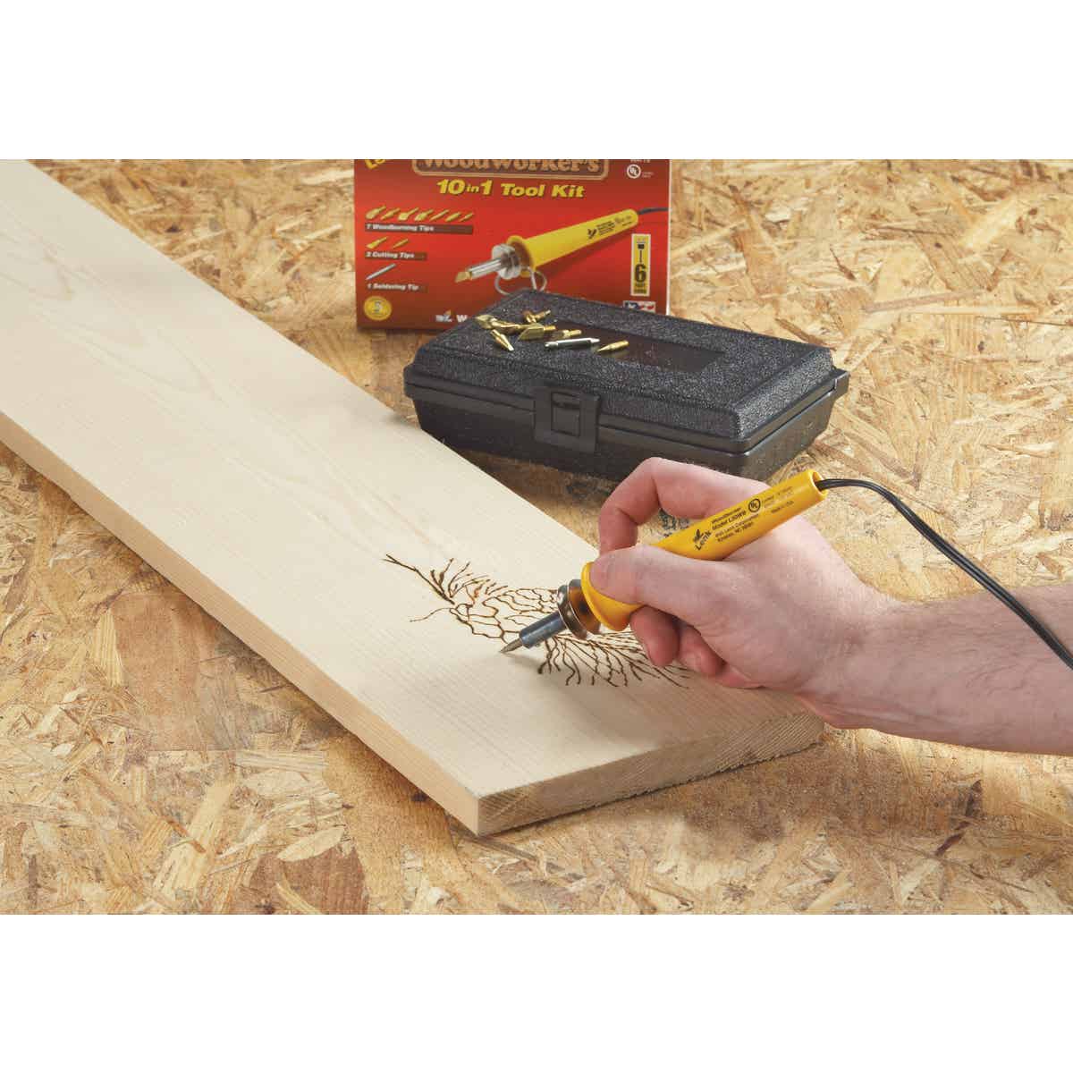 Wall Lenk Woodworker's 30W 10-in-1 Wood Burning Kit Image 3