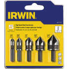 Irwin 5-Piece Black Oxide Metal Countersink Bit Set Image 1