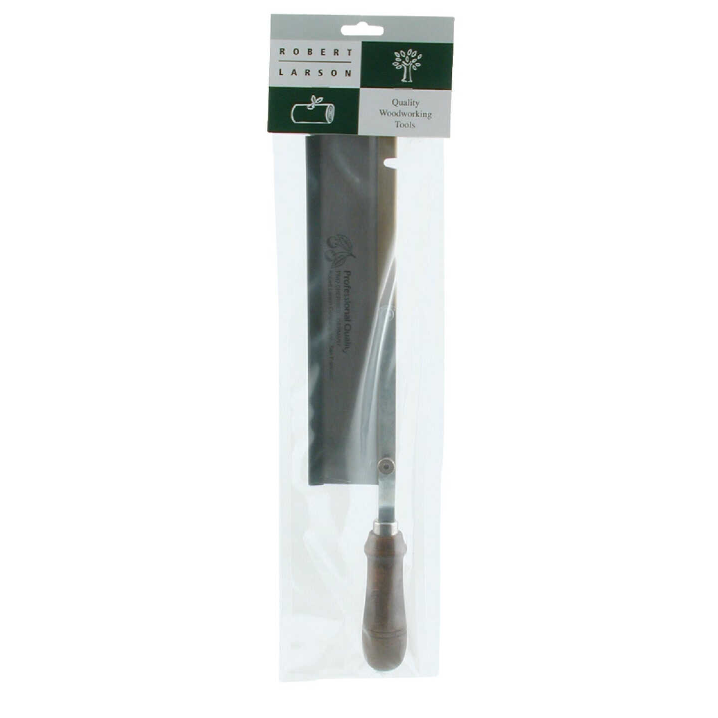 Robert Larson 10 In. L. Blade 15 TPI Wood Handle Reverse Dovetail Saw Image 1