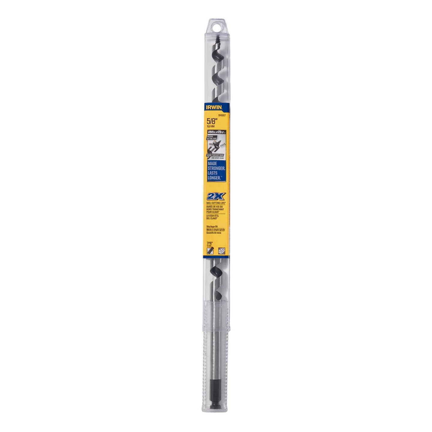 Irwin WeldTec 5/8 In. x 17 In. Quick Change Ship Auger Bit Image 5