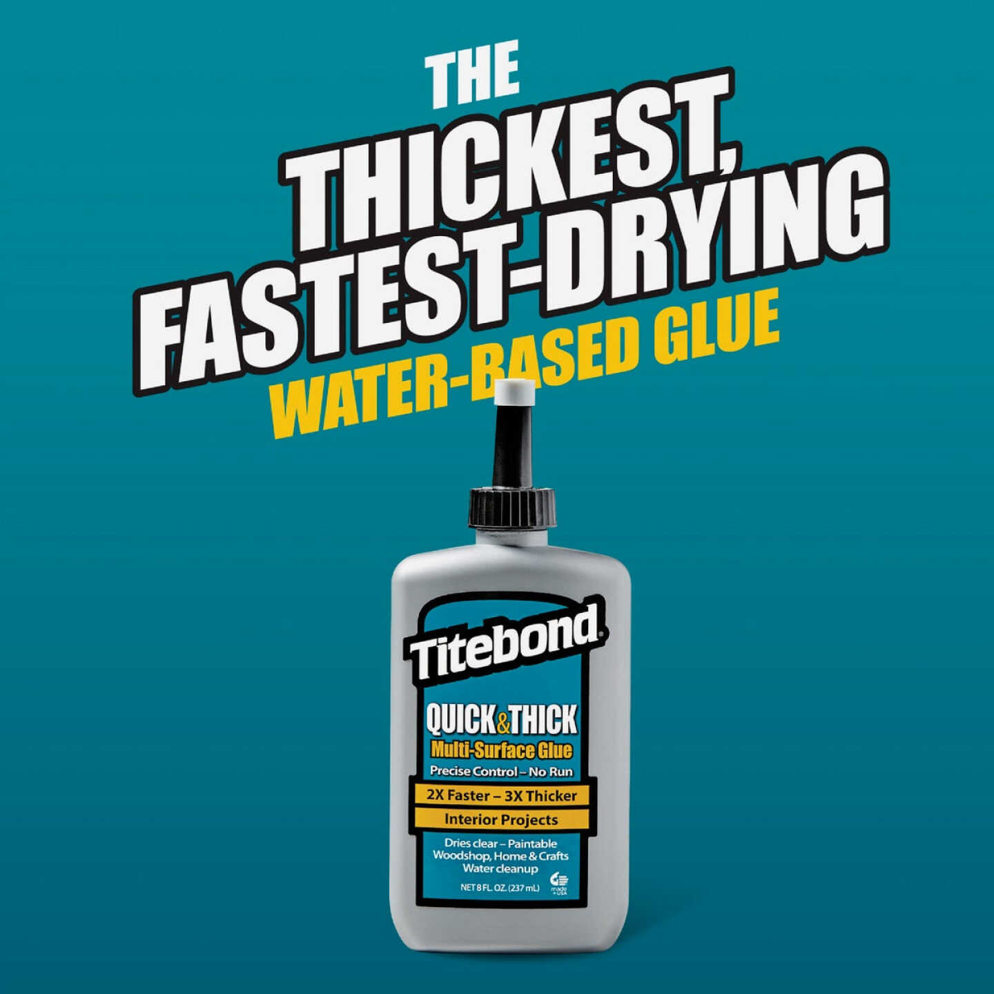 Titebond 16 Oz. Quick & Thick Multi-Surface Wood Glue Image 2