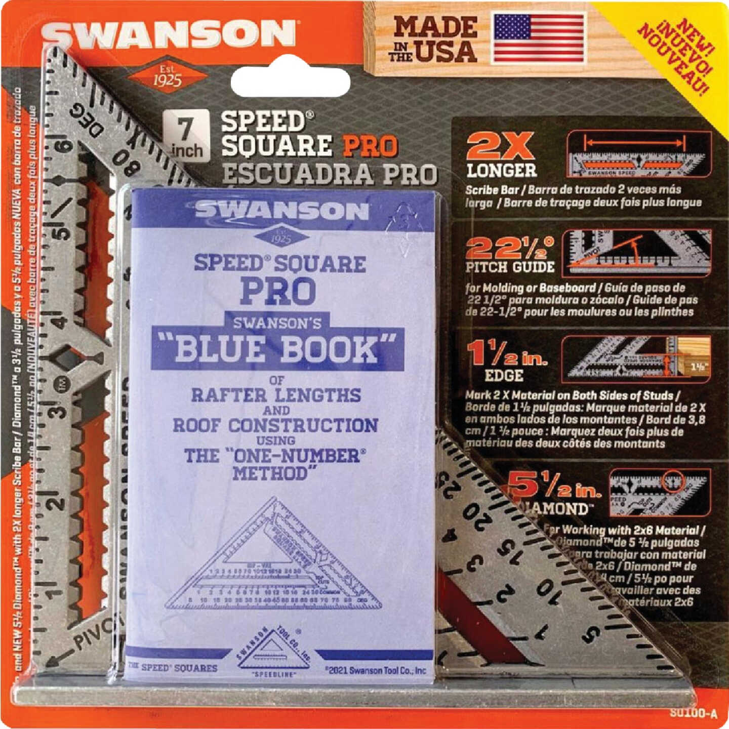 Swanson Speed Square Pro Rafter Square Image 1