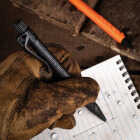 Rite in the Rain Weatherproof Orange Clicker Pen, Black Ink Image 2