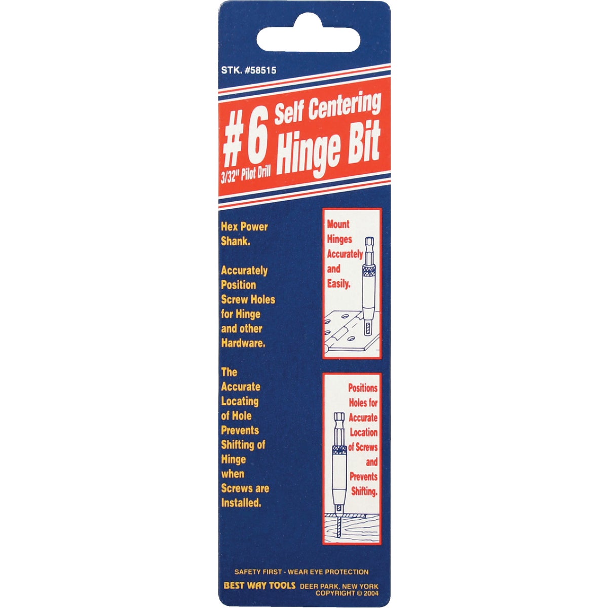 Best Way Tools #6 3/32 In. Hinge Drill Bit Image 2