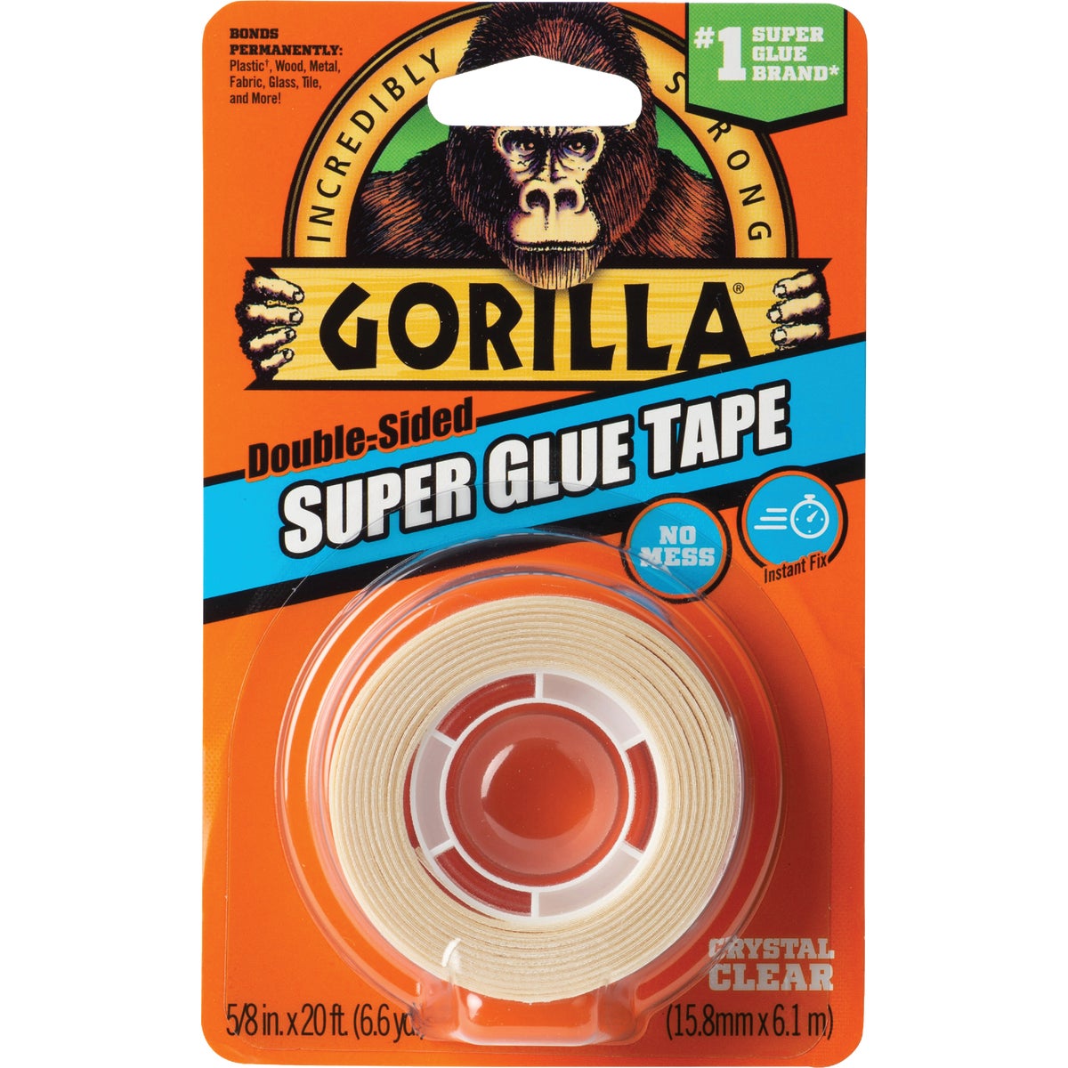 Gorilla 5/8 In. x 20 Ft. Super Glue Tape