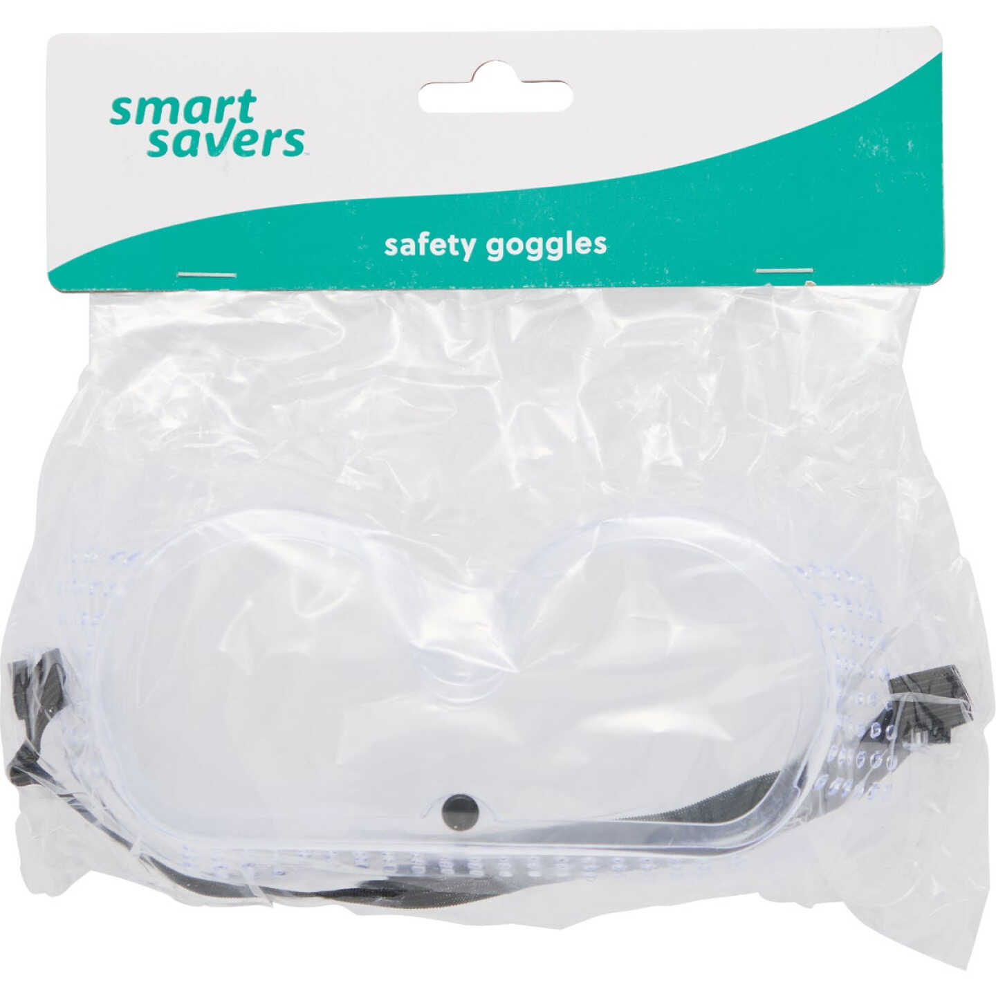 Smart Savers Clear Frame Safety Goggles with Anti-Fog Clear Lenses Image 1