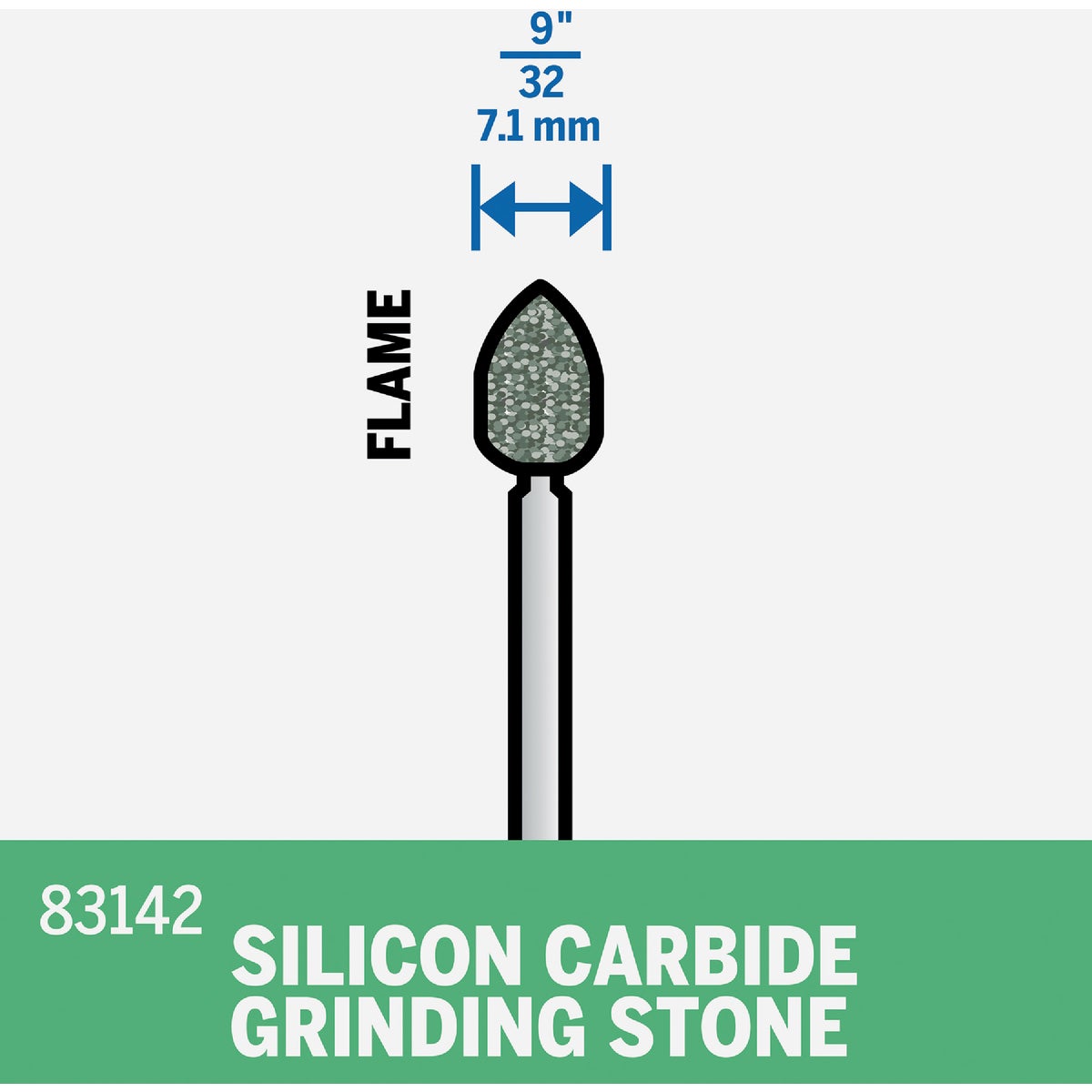 Dremel 9/32 In. Silicon Carbide Grinding Stone Image 3