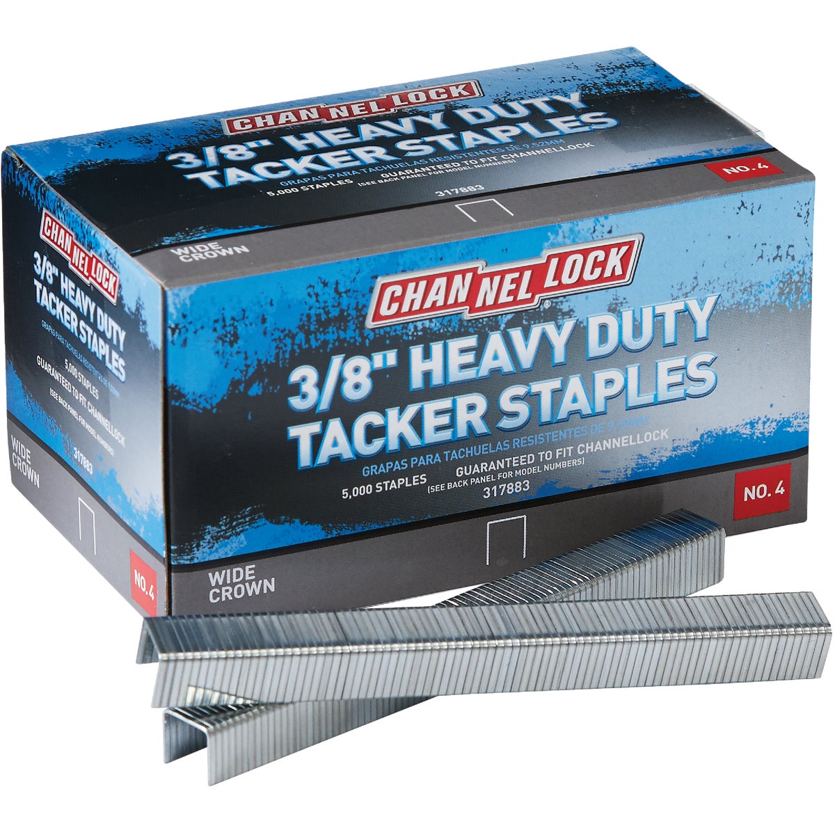 Channellock No. 4 Hammer Tacker Staple, 3/8 In. (5000-Pack) Image 3