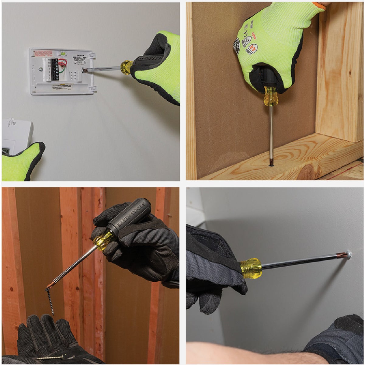 Klein 1/4 In. x 4 In. Square Shank Keystone Slotted Screwdriver Image 3