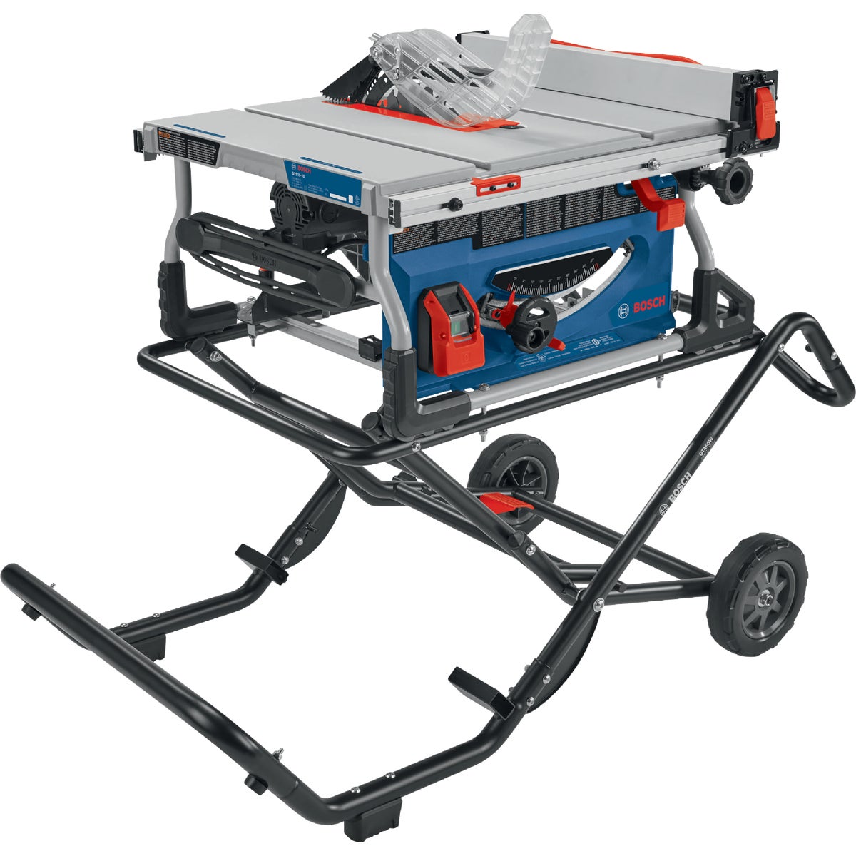 Bosch 15-Amp 10 In. Job Site Table Saw with Gravity-Rise Wheeled Stand
