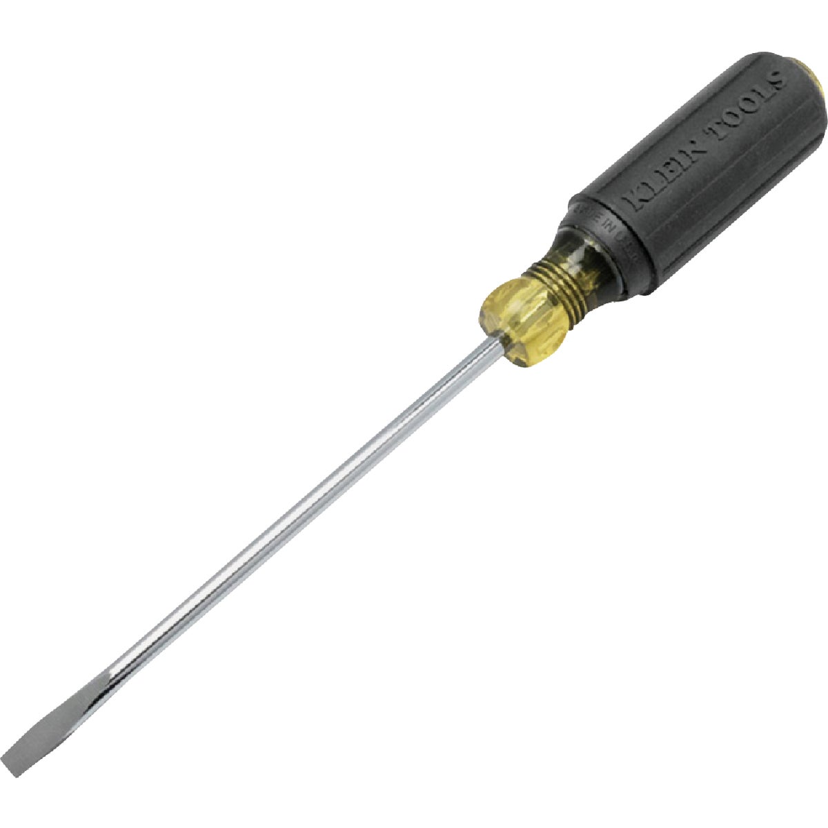 Klein 1/4 In. x 6 In. Cabinet-Tip Slotted Screwdriver Image 3