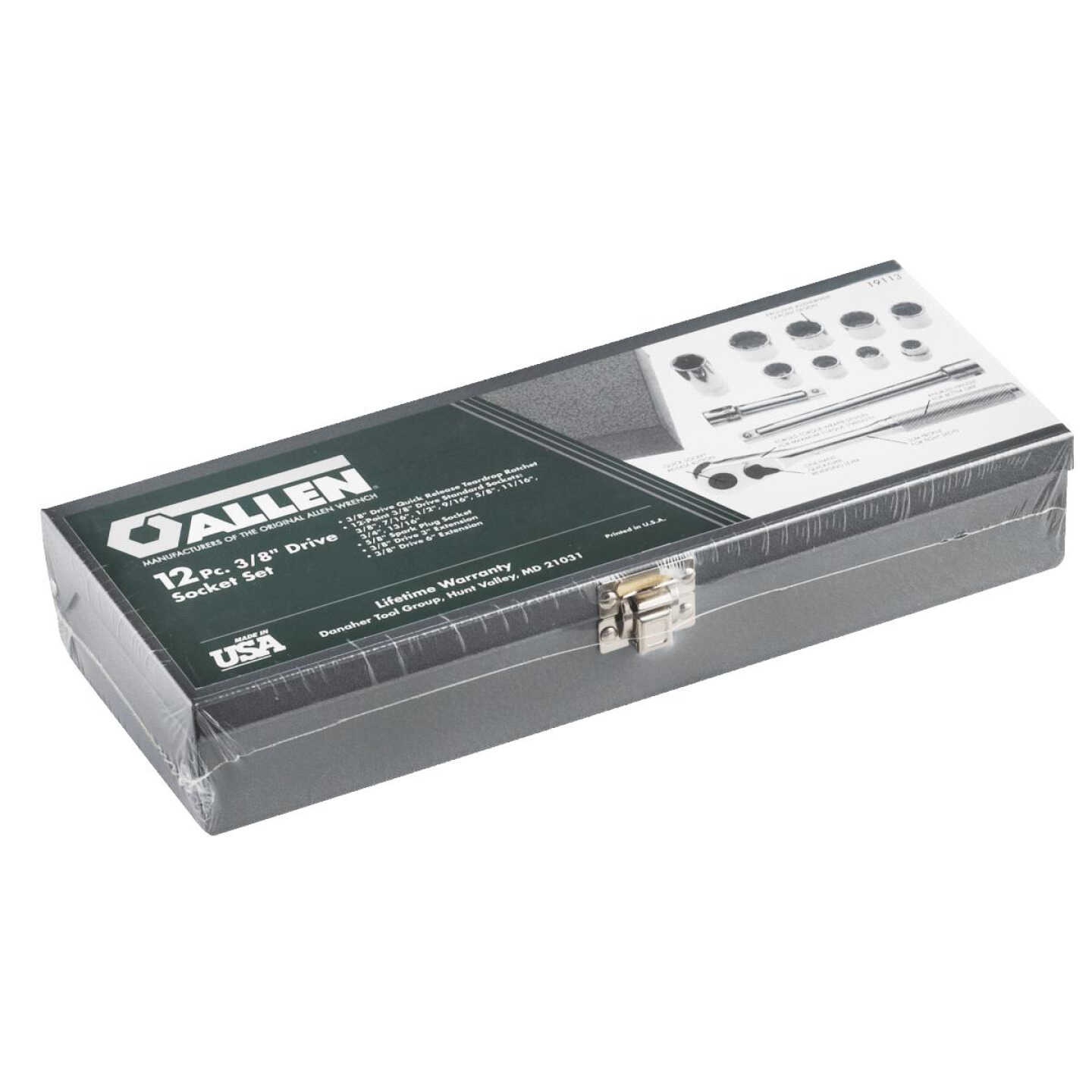 12PC 3/8" SOCKET SET Image 1