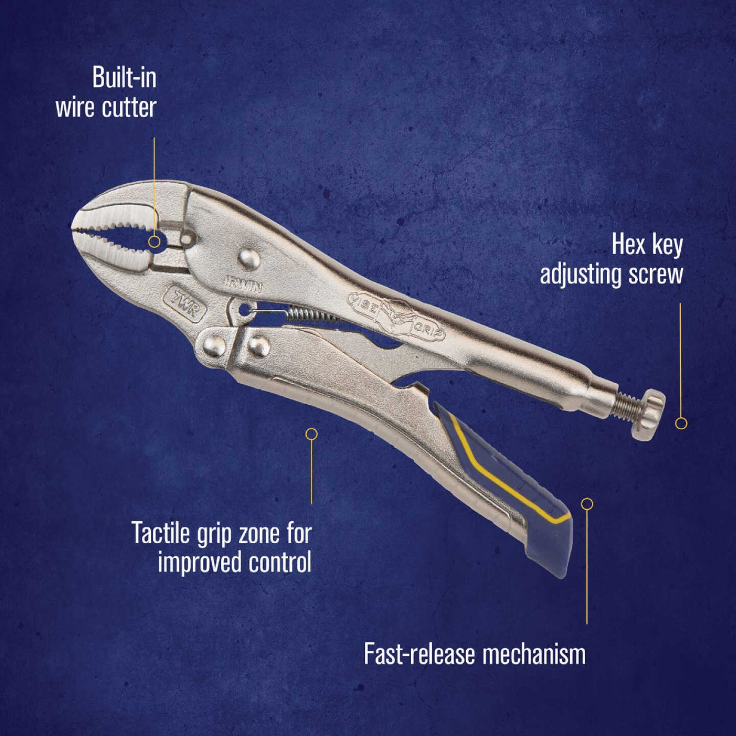 Irwin Vise-Grip Fast Release 7 In. Curved Jaw Locking Pliers Image 2