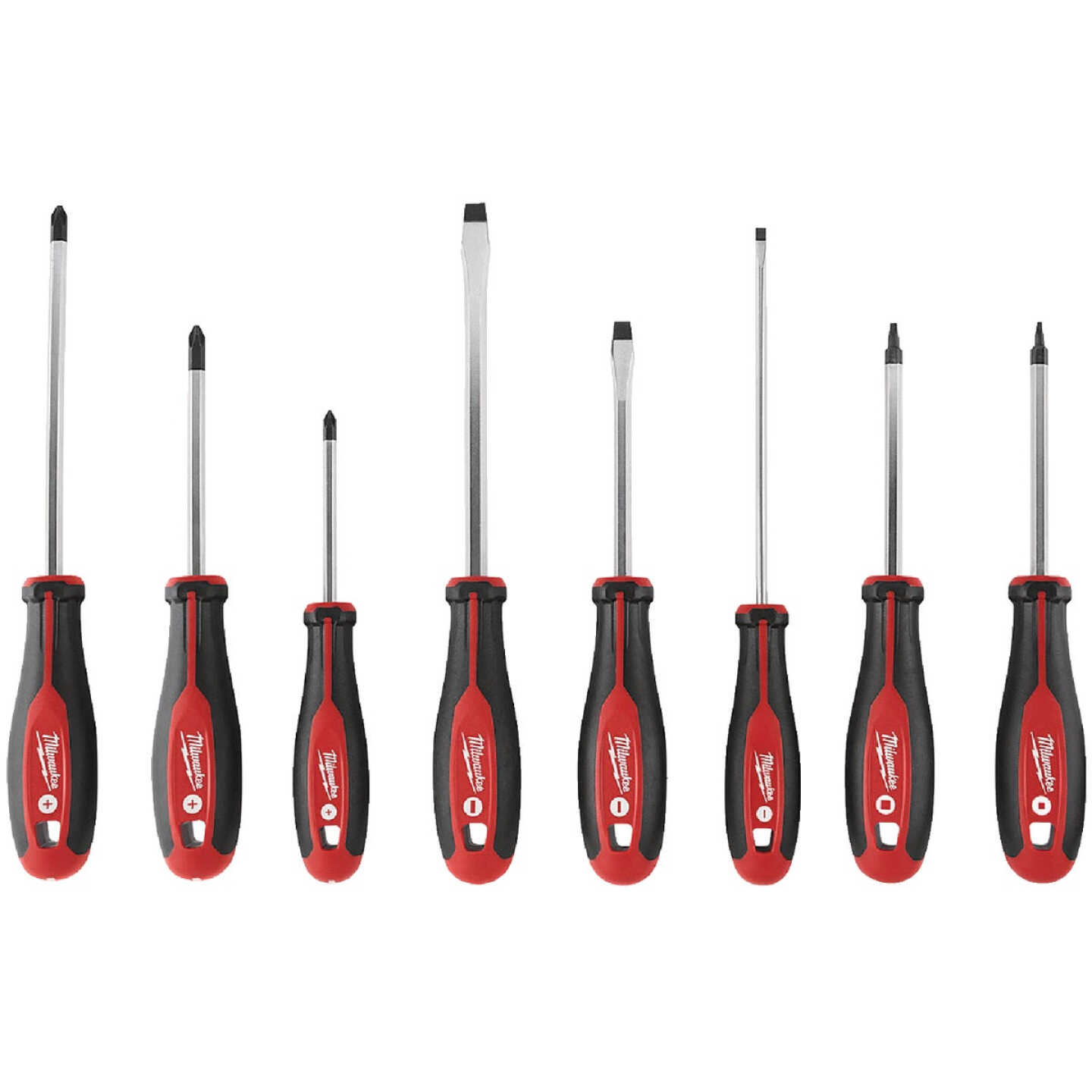 Milwaukee Screwdriver Set with Square Drive (8-Piece) Image 1