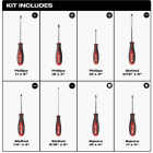 Milwaukee Screwdriver Set with Square Drive (8-Piece) Image 2