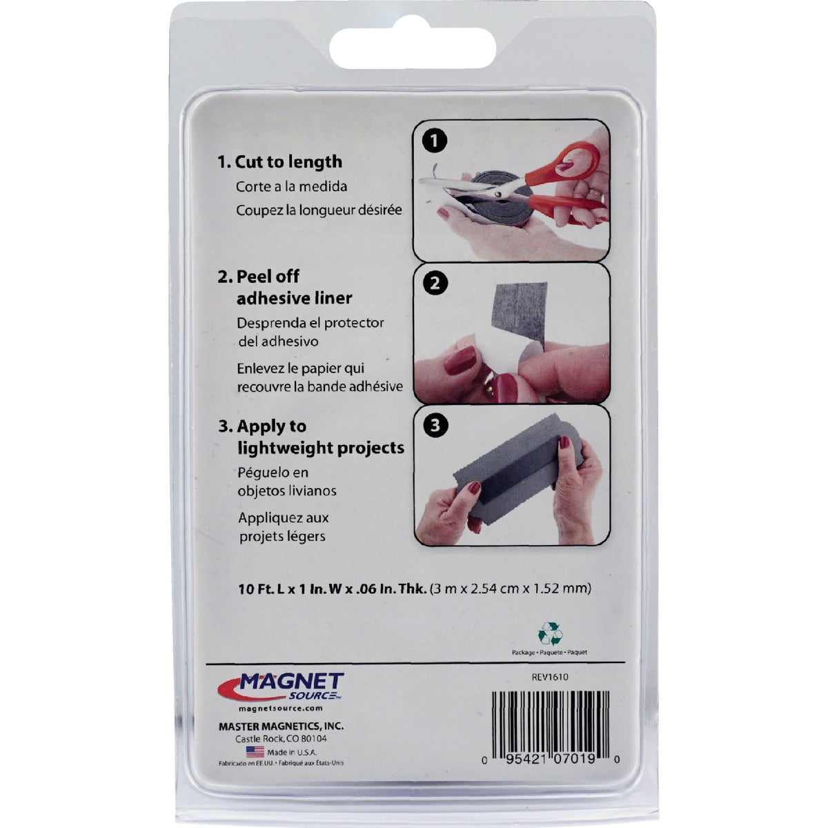 Master Magnetics 10 Ft. x 1 in. Magnetic Tape Image 7