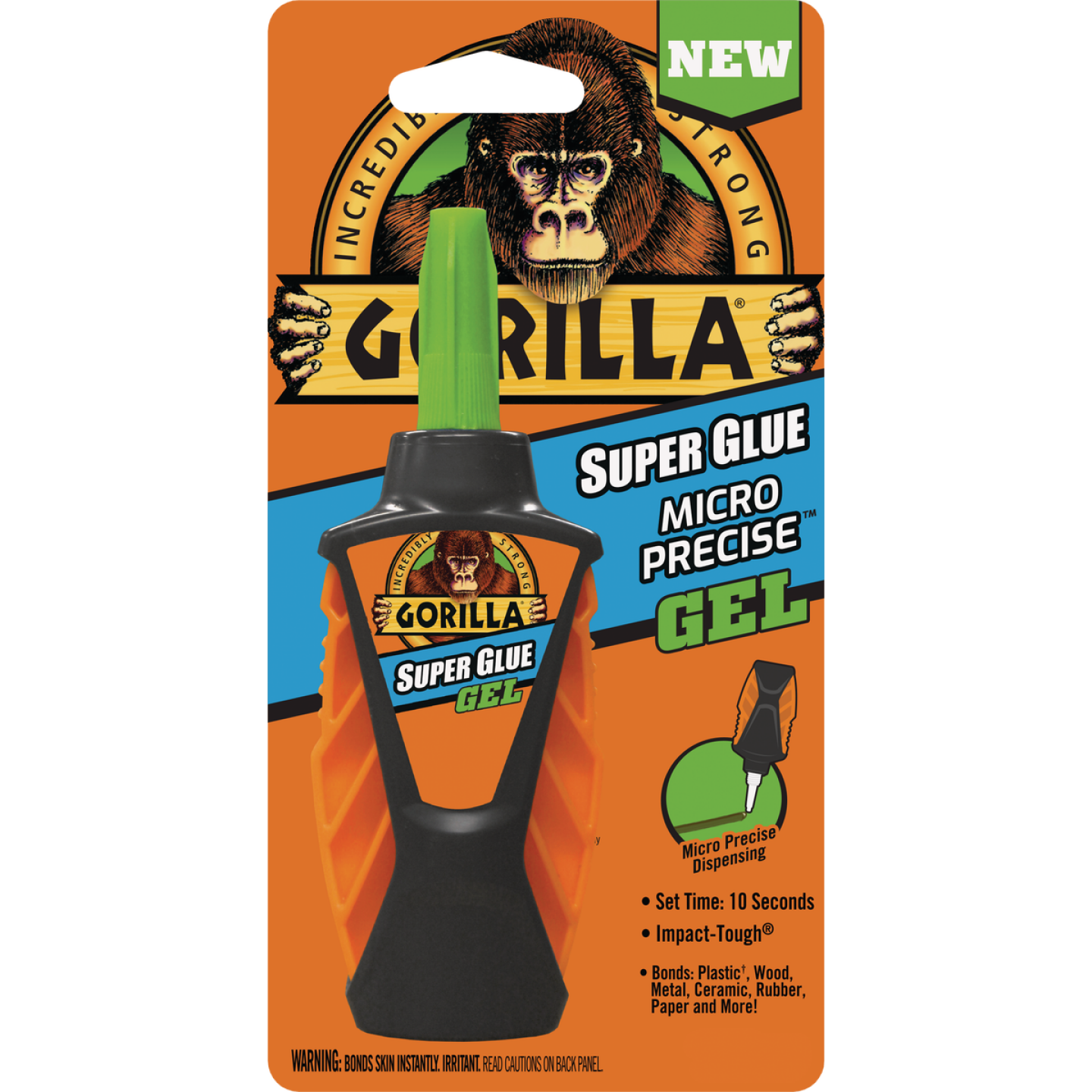 Gorilla 0.19 Oz. Gel Micro Precise Super Glue Image 1